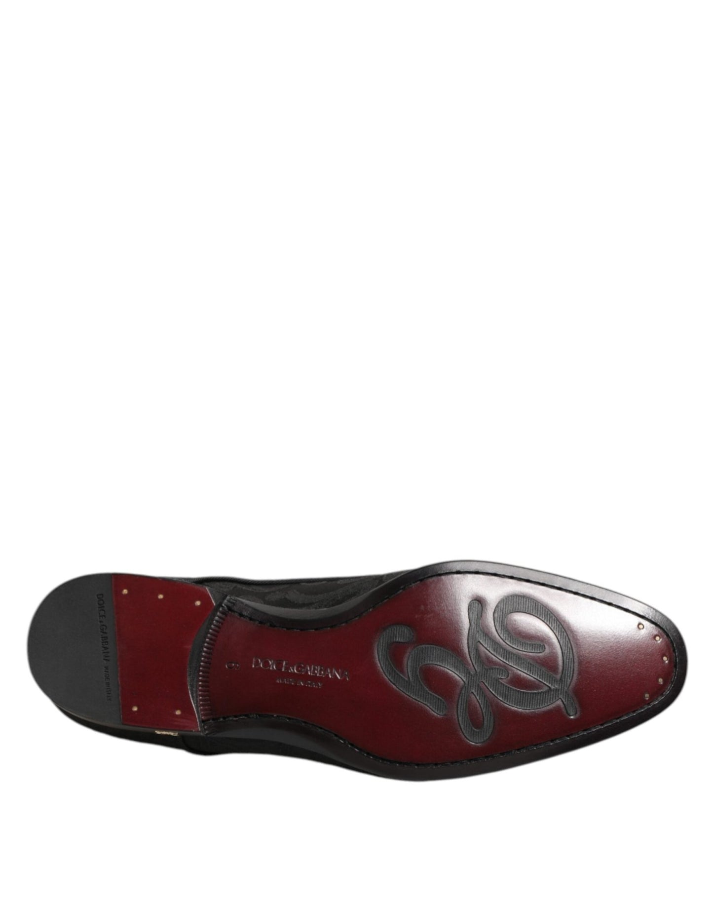 Dolce & Gabbana Black Brocade Lace Up Derby Men Dress Shoes – EU 39 | US 6 par Dolce & Gabbana | Disponible sur Sandy Store ByNet
