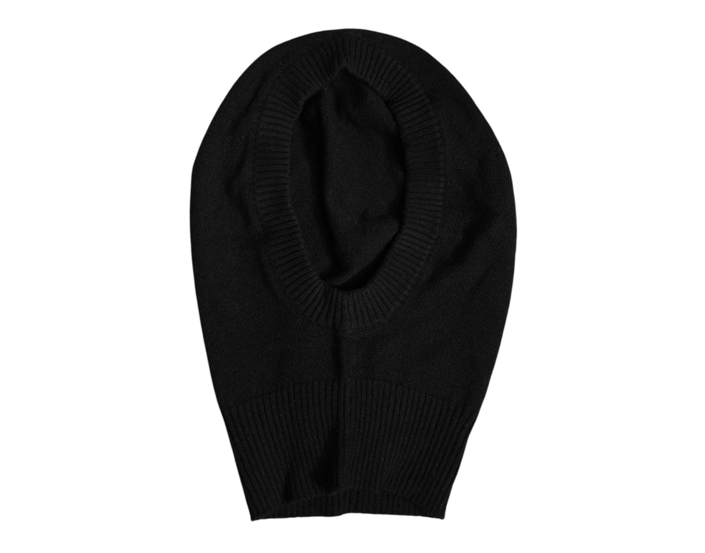 Dolce & Gabbana Black Cashmere Knitted Ski Mask Balaclava Hat – par Dolce & Gabbana | Disponible sur Sandy Store ByNet