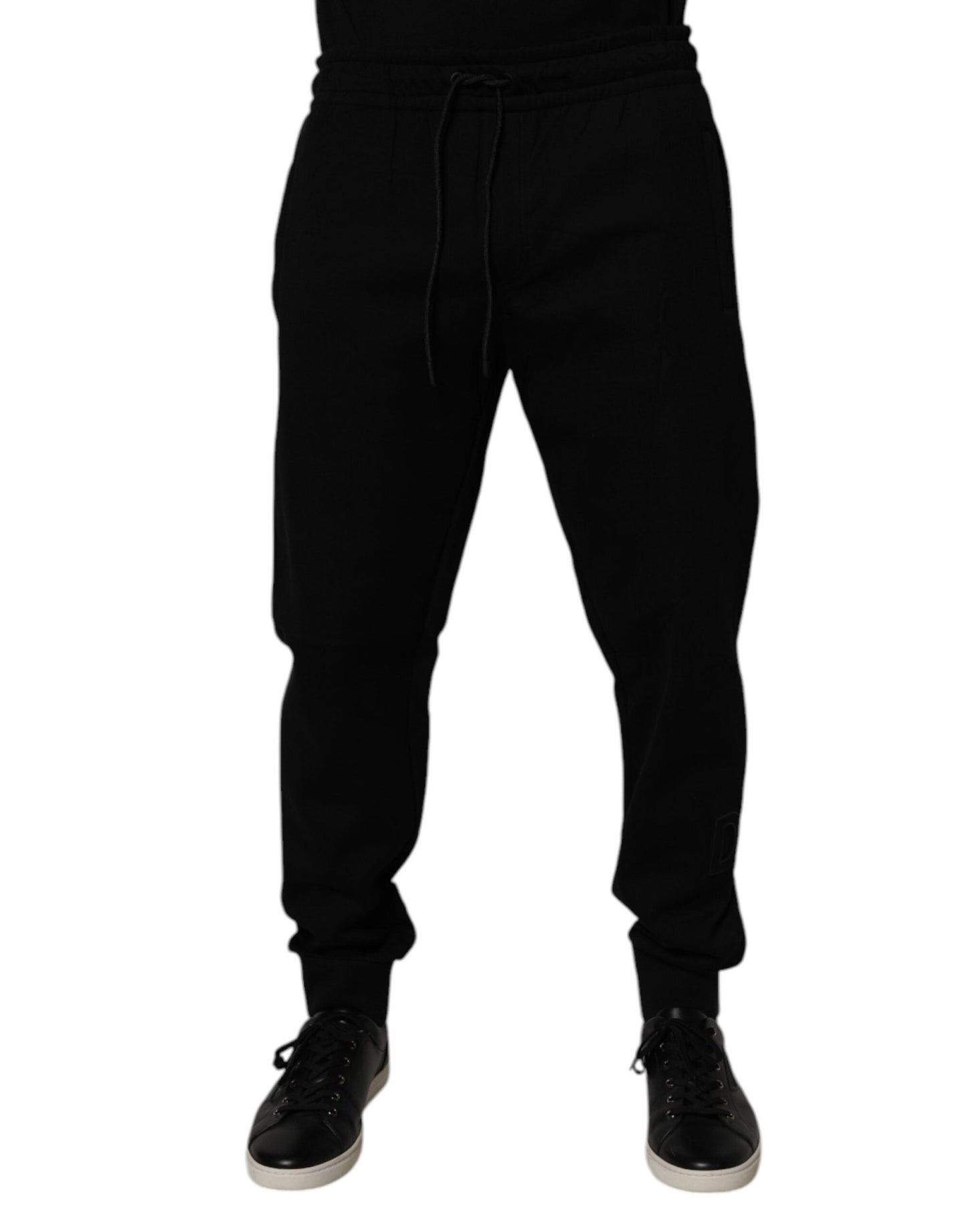 Dolce & Gabbana Black Cotton Blend Jogger Sweatpants Pants – IT50 | L par Dolce & Gabbana | Disponible sur Sandy Store ByNet