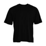 Dolce & Gabbana Black Cotton Round Neck Short Sleeves T-shirt – IT54 | XL par Dolce & Gabbana | Disponible sur Sandy Store ByNet