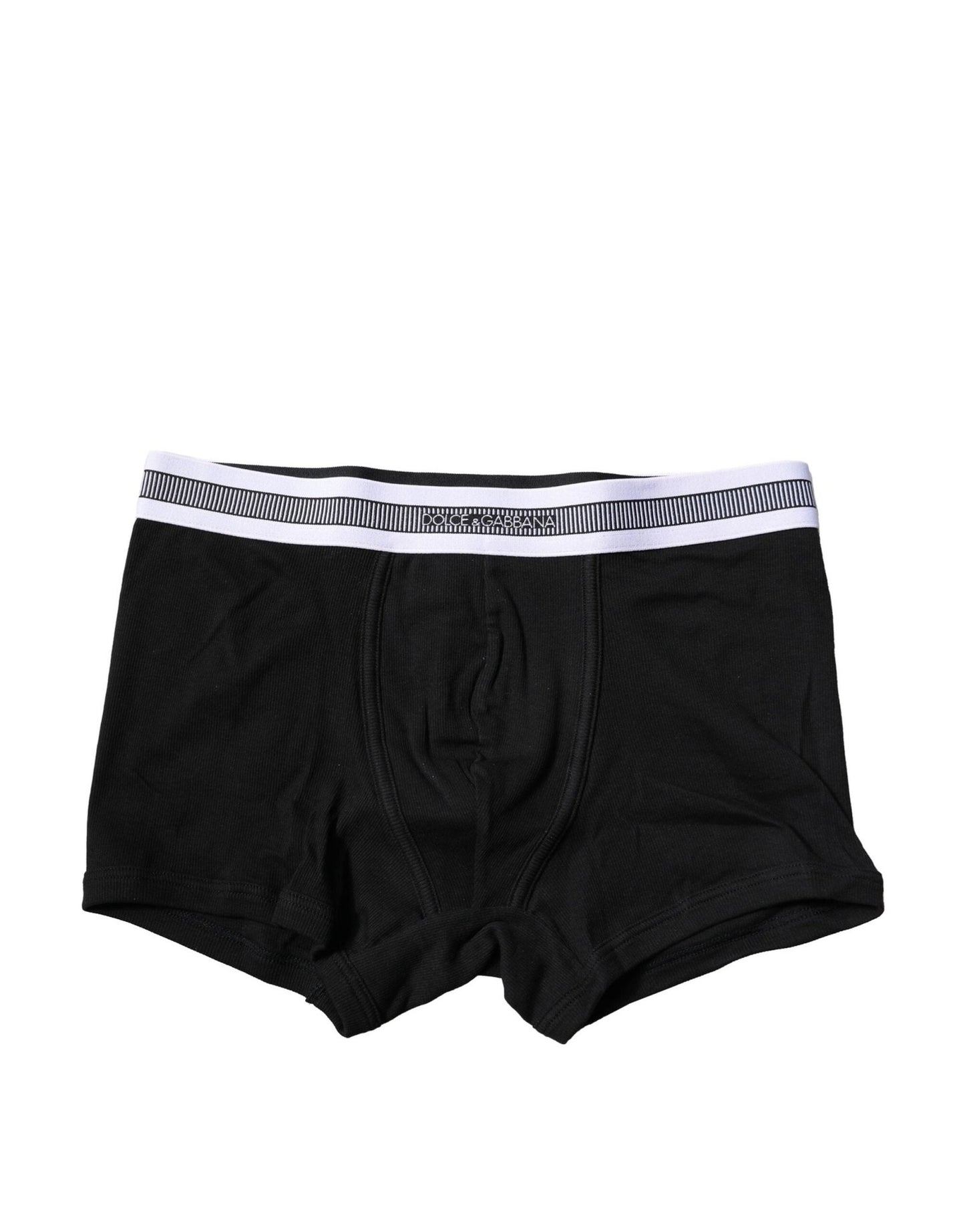 Dolce & Gabbana Black Cotton Stretch Regular Boxer Underwear – IT3 | XS par Dolce & Gabbana | Disponible sur Sandy Store ByNet