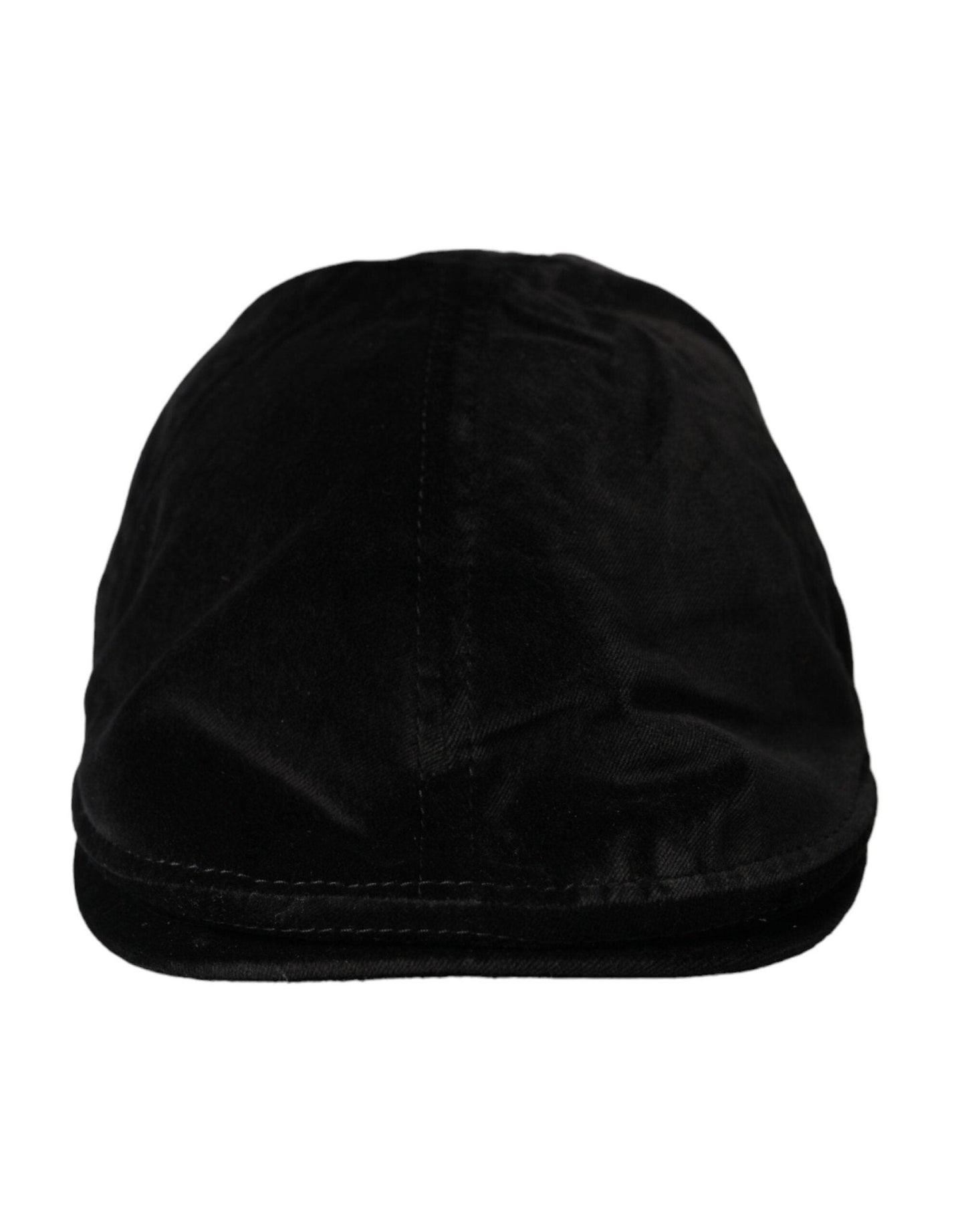 Dolce & Gabbana Black Crown Cotton Newsboy Hat Men - Sandy Store ByNet