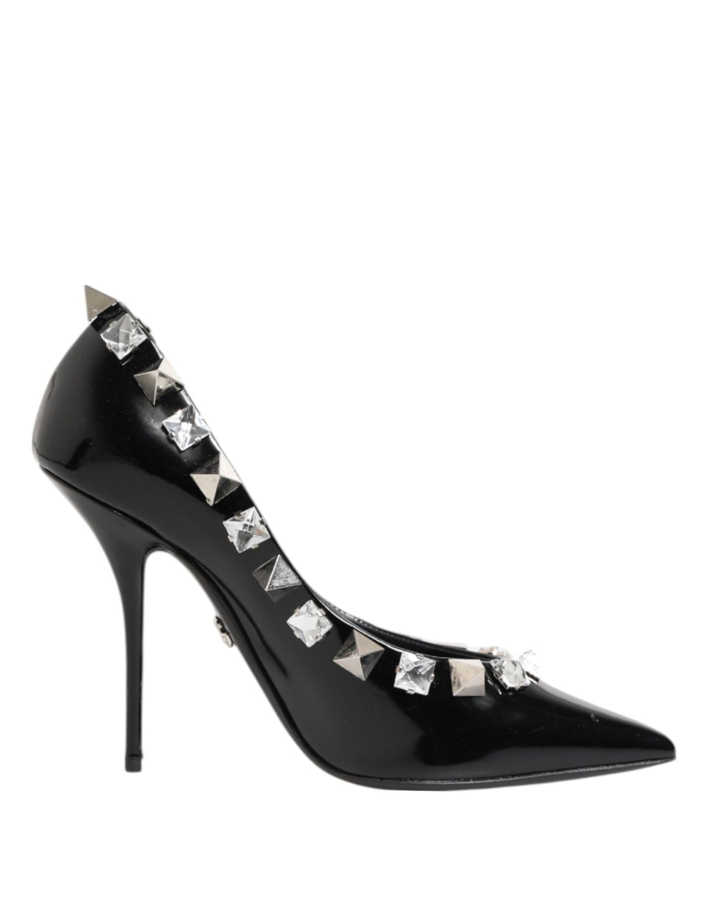 Dolce & Gabbana Black Crystals Studs Stiletto Pumps Shoes – EU39/US8.5 par Dolce & Gabbana | Disponible sur Sandy Store ByNet