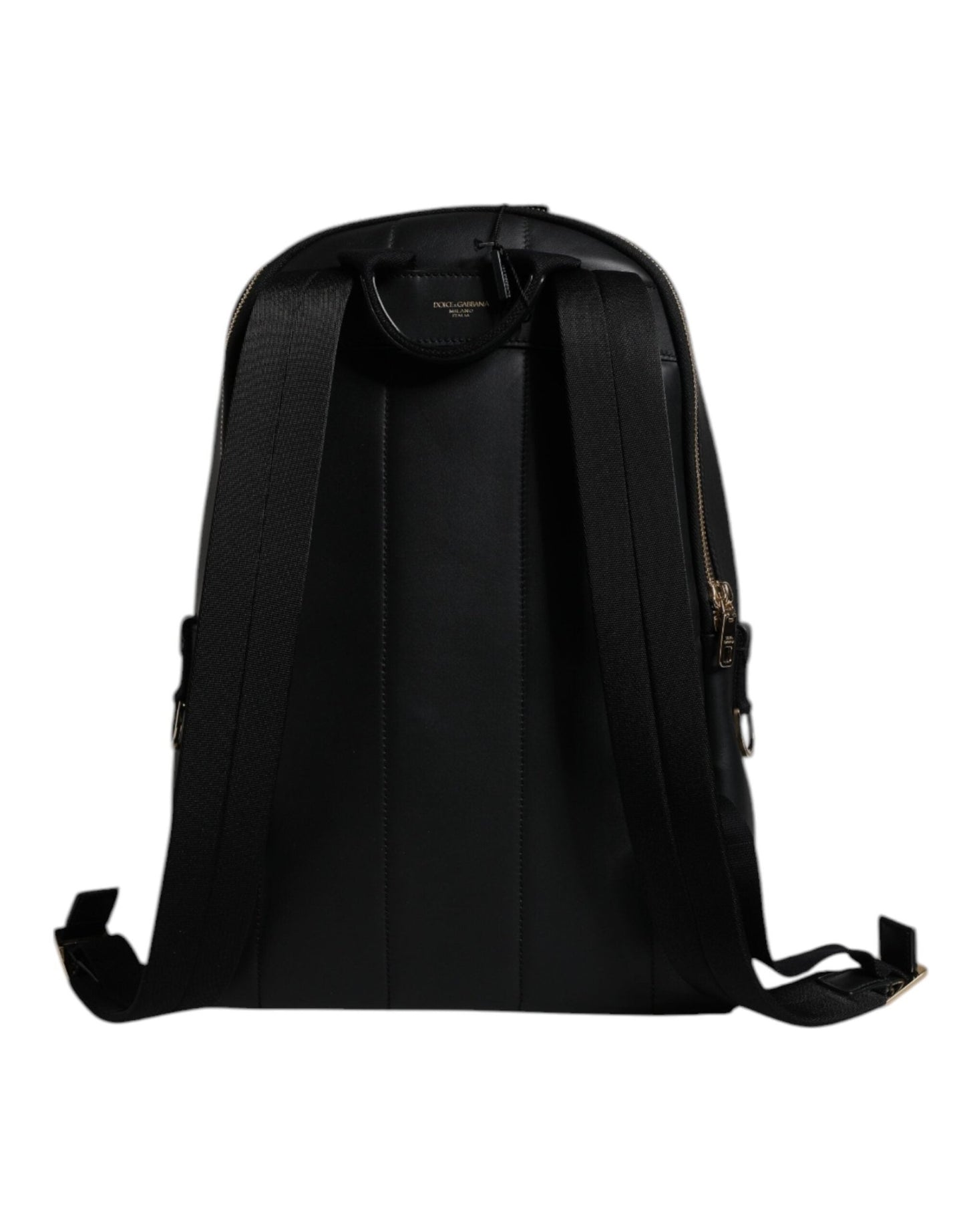Dolce & Gabbana Black DG Leather Logo Print Travel Back Pack Bag - Sandy Store ByNet