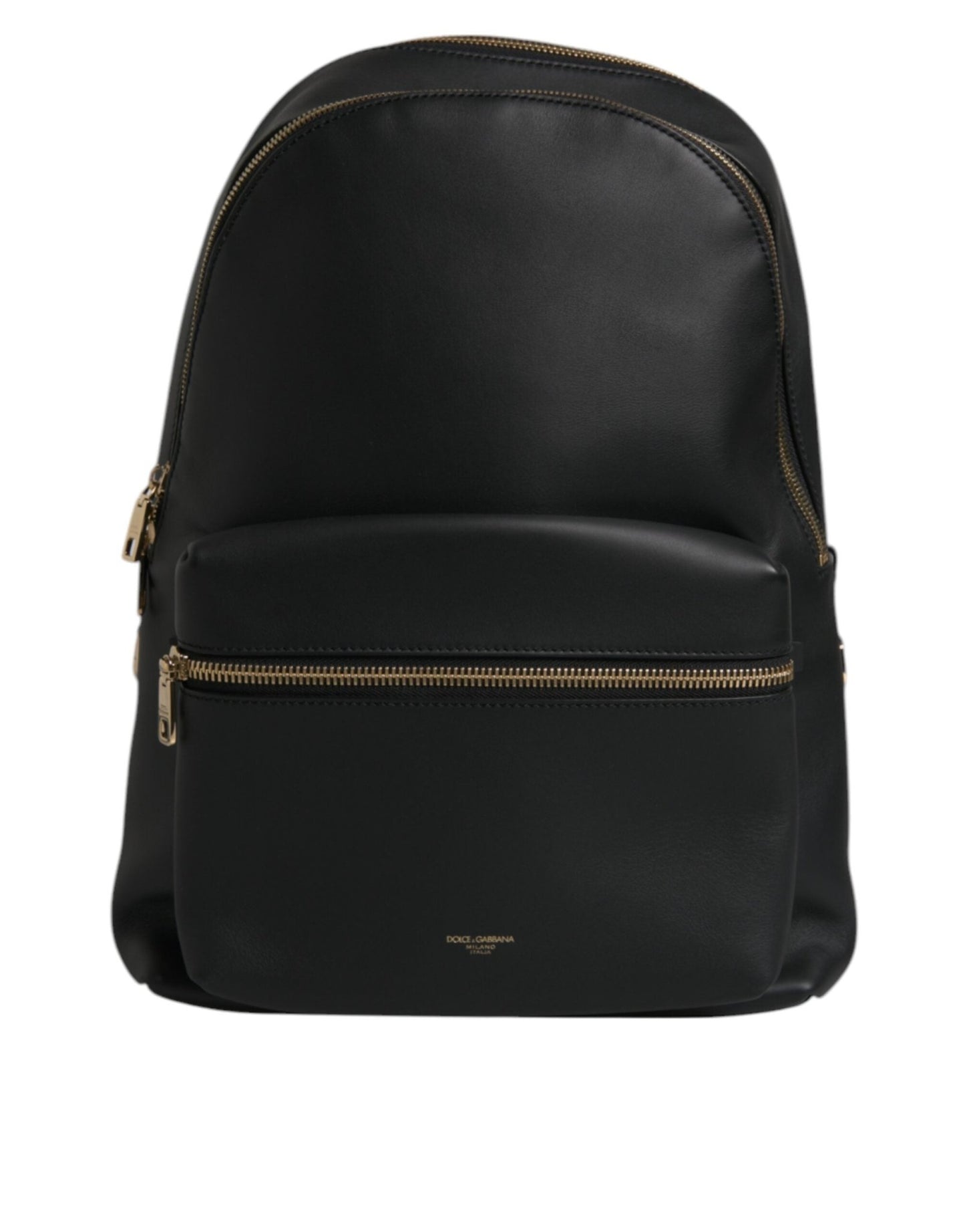 Dolce & Gabbana Black DG Leather Logo Print Travel Back Pack Bag - Sandy Store ByNet