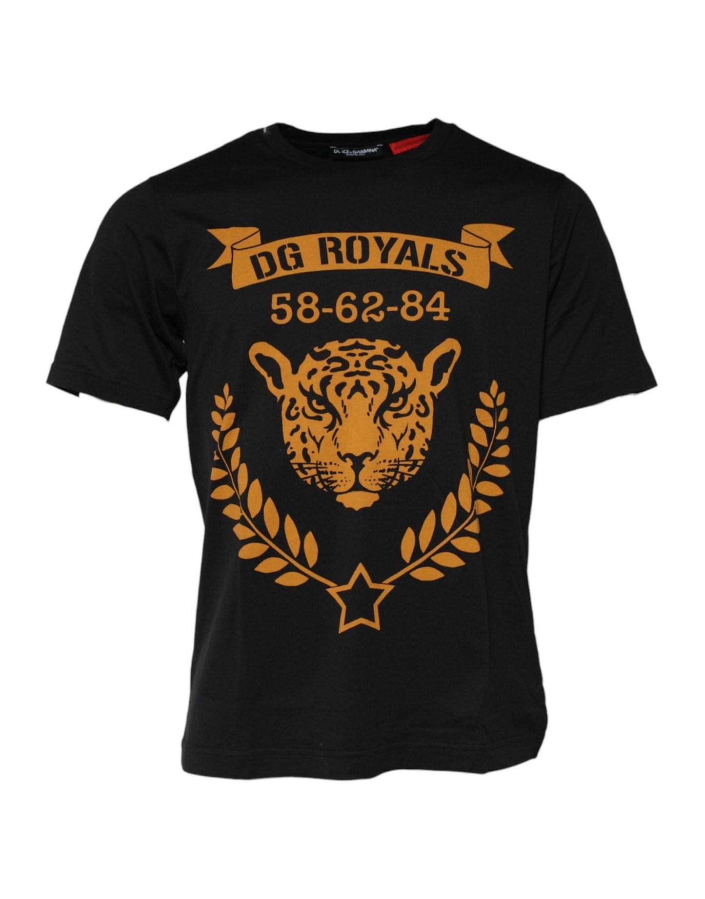 Dolce & Gabbana Black DG Royals Cotton Crew Neck T-shirt – IT46 | S par Dolce & Gabbana | Disponible sur Sandy Store ByNet