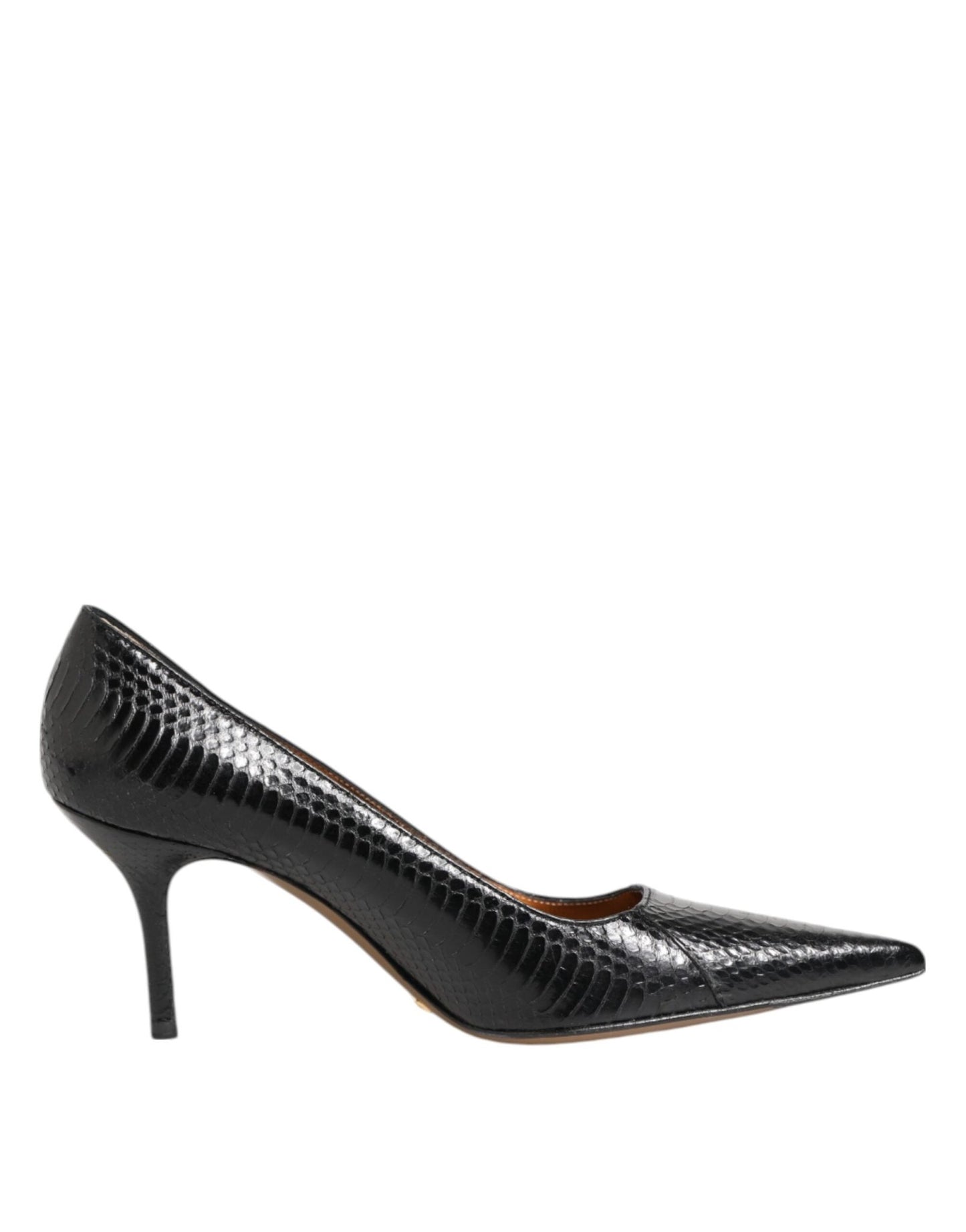 Dolce & Gabbana Black Exotic Leather Stiletto Pumps Shoes – EU36.5/US6 par Dolce & Gabbana | Disponible sur Sandy Store ByNet