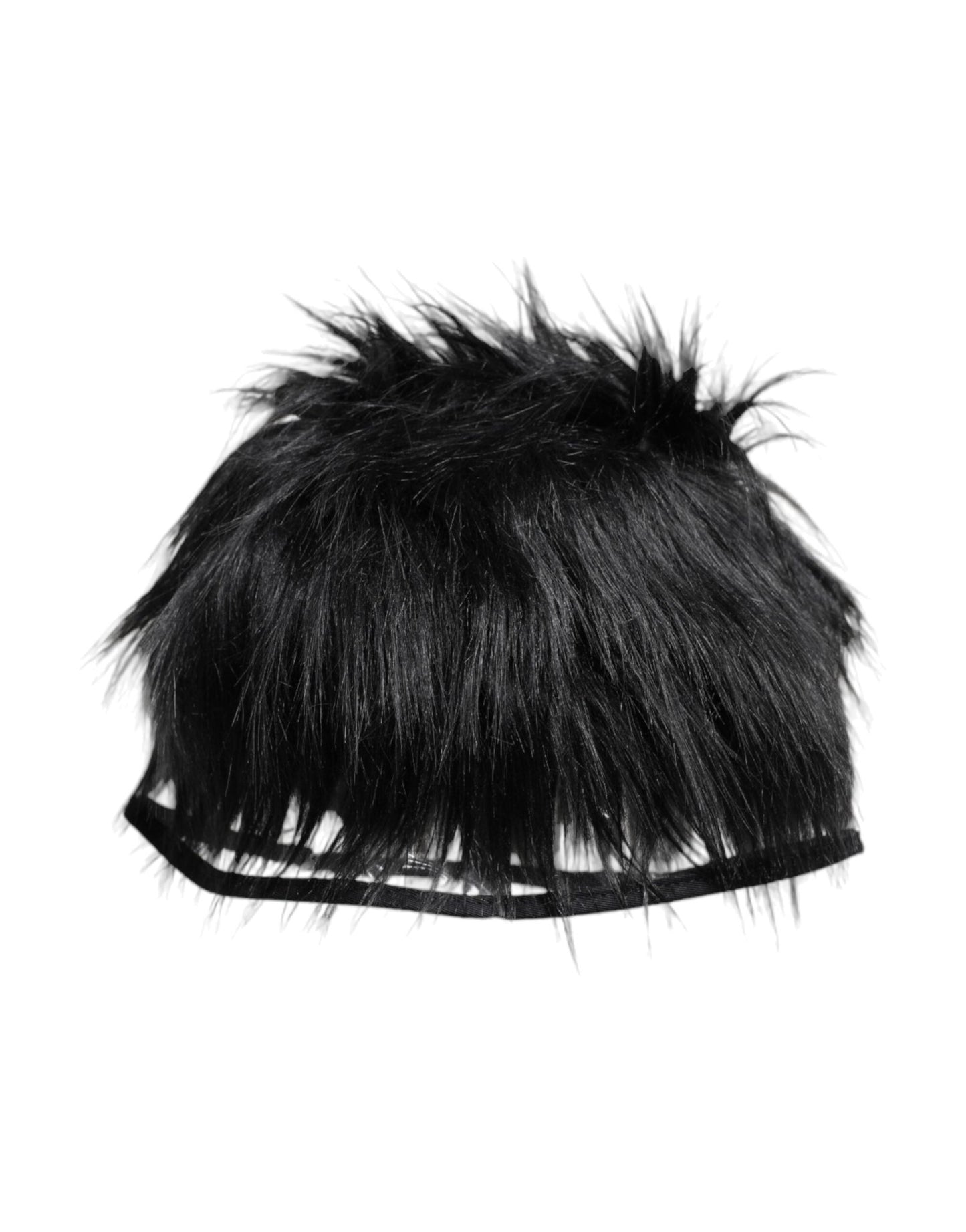 Dolce & Gabbana Black Faux Fur Bucket Hat – 57 cm|S par Dolce & Gabbana | Disponible sur Sandy Store ByNet