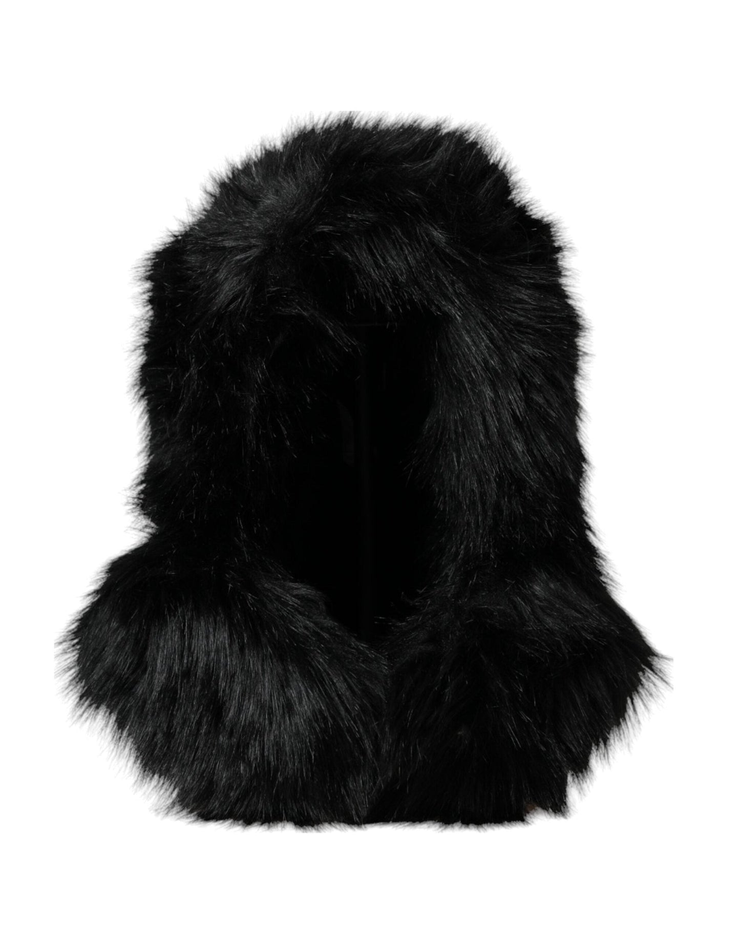 Dolce & Gabbana Black Faux Fur Whole Head Wrap Hat – 57 cm|S par Dolce & Gabbana | Disponible sur Sandy Store ByNet