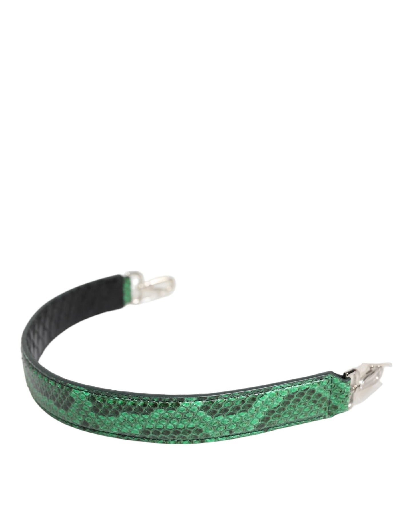 Dolce & Gabbana Black Green Exotic Leather Bag Shoulder Strap – par Dolce & Gabbana | Disponible sur Sandy Store ByNet
