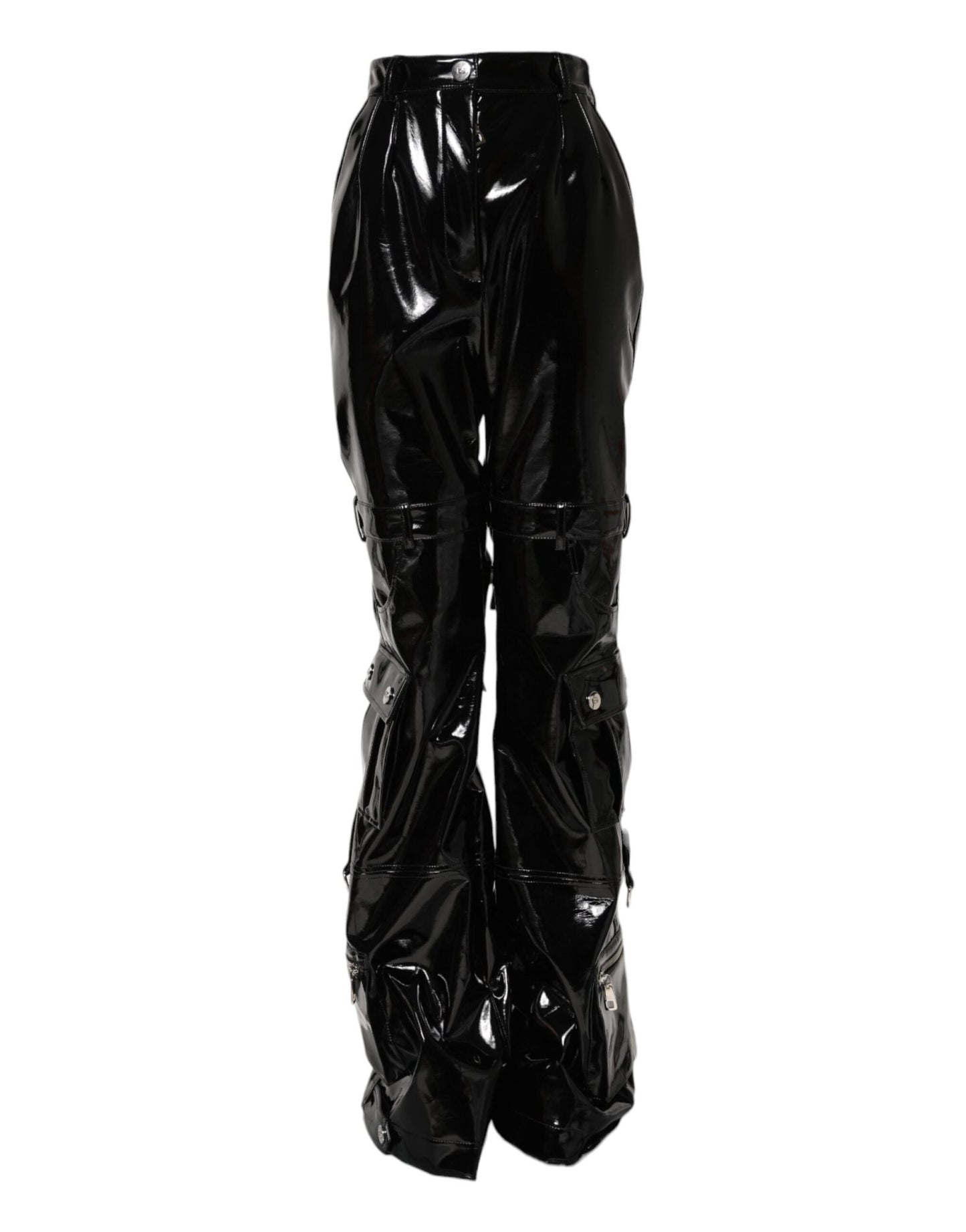 Dolce & Gabbana Black High Waist Cargo Bootcut Pants – IT40|S par Dolce & Gabbana | Disponible sur Sandy Store ByNet