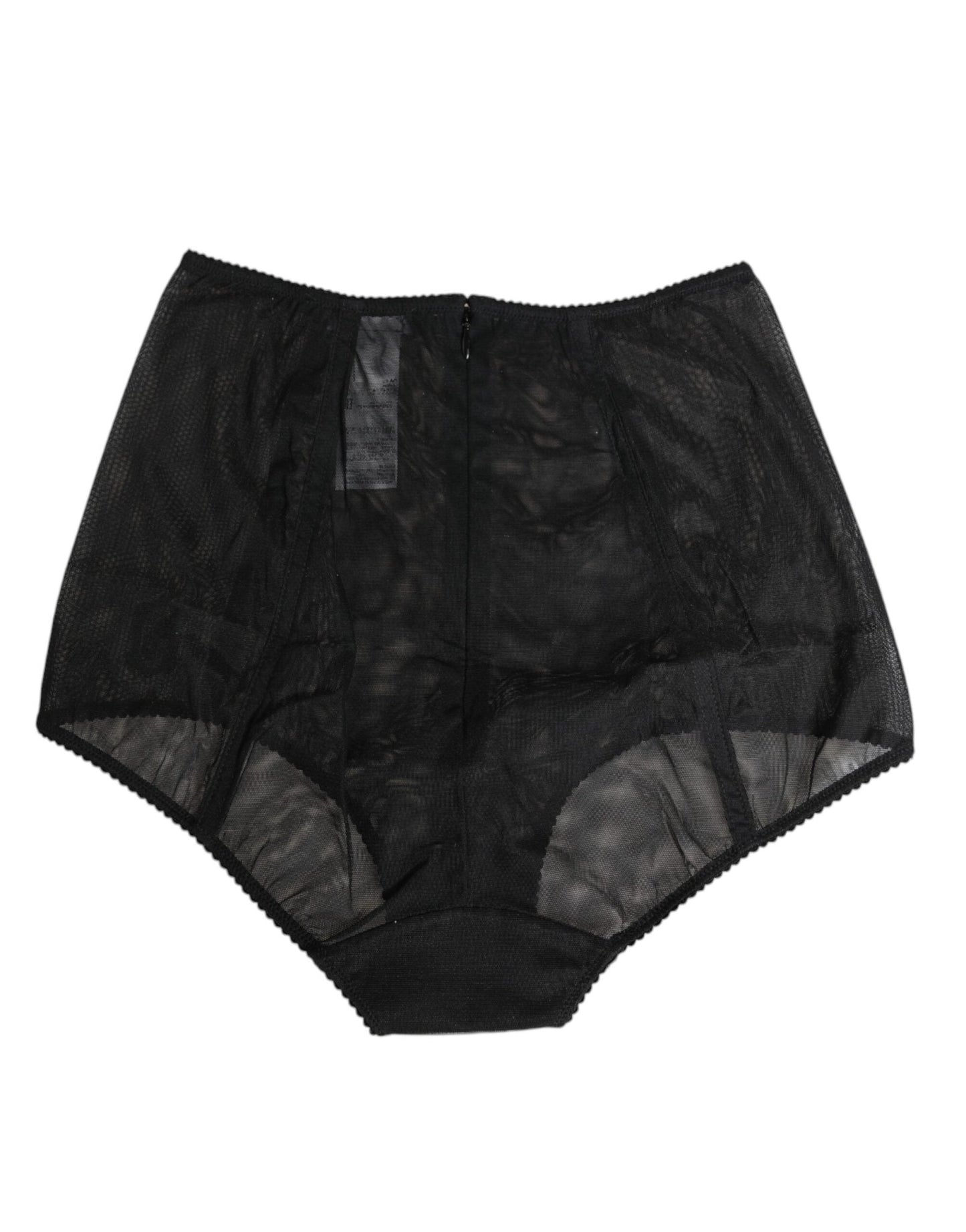 Dolce & Gabbana Black High Waist Mesh Sheer Shapewear Underwear – IT2 | S par Dolce & Gabbana | Disponible sur Sandy Store ByNet