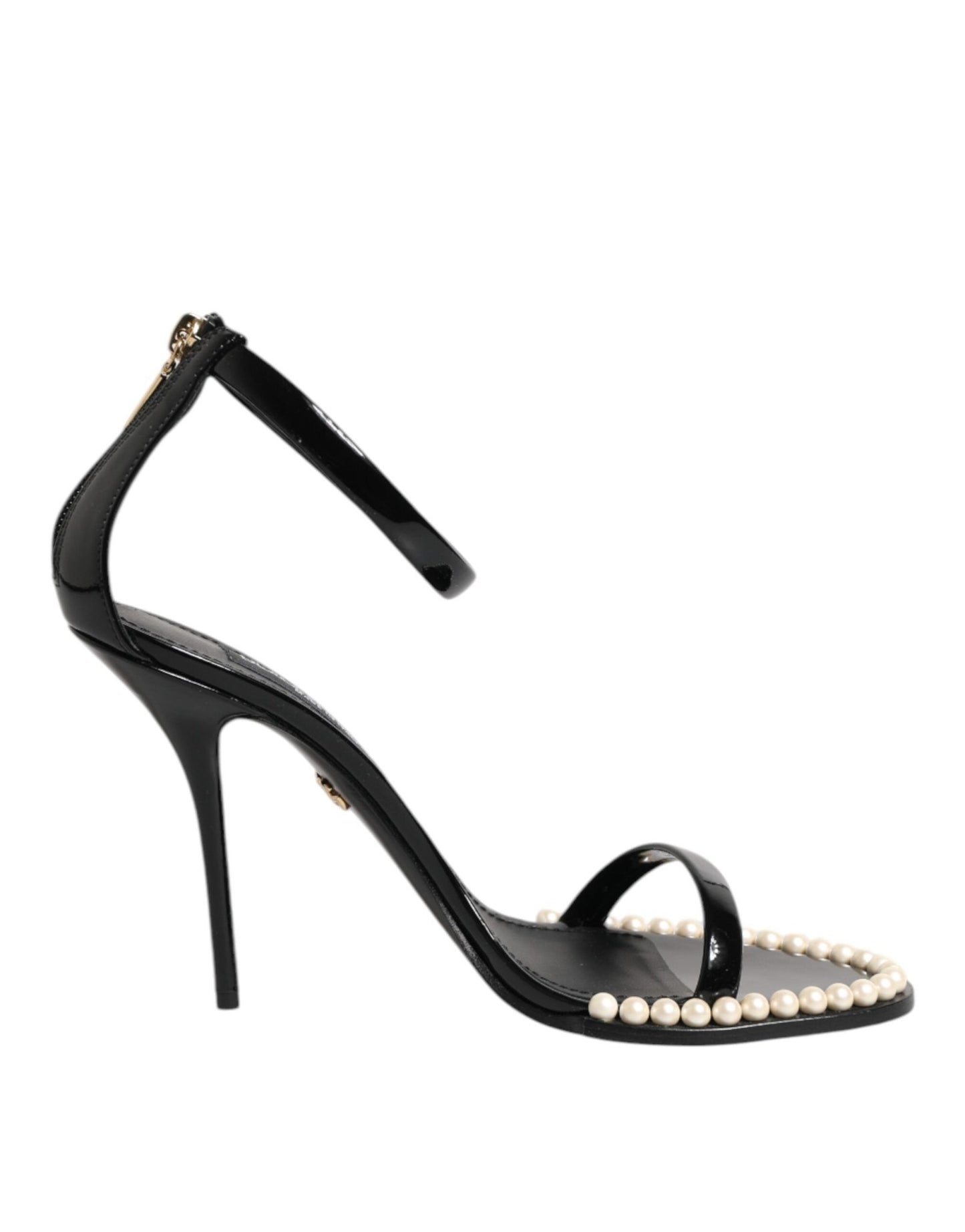 Dolce & Gabbana Black KEIRA Pearl Embellished Sandals Shoes – EU40.5/US10 par Dolce & Gabbana | Disponible sur Sandy Store ByNet