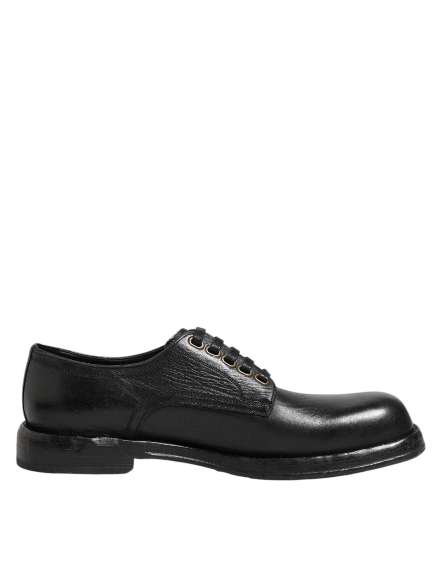 Dolce & Gabbana Black Leather Lace Up Derby Formal Shoes – EU42.5/US9.5 par Dolce & Gabbana | Disponible sur Sandy Store ByNet