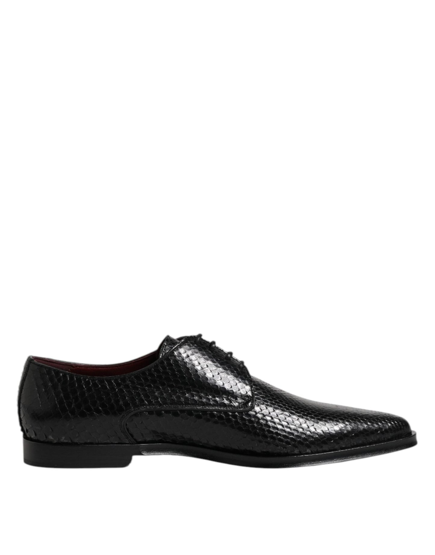Dolce & Gabbana Black Leather Lace Up Dress Men Derby Shoes – EU40/US7 par Dolce & Gabbana | Disponible sur Sandy Store ByNet
