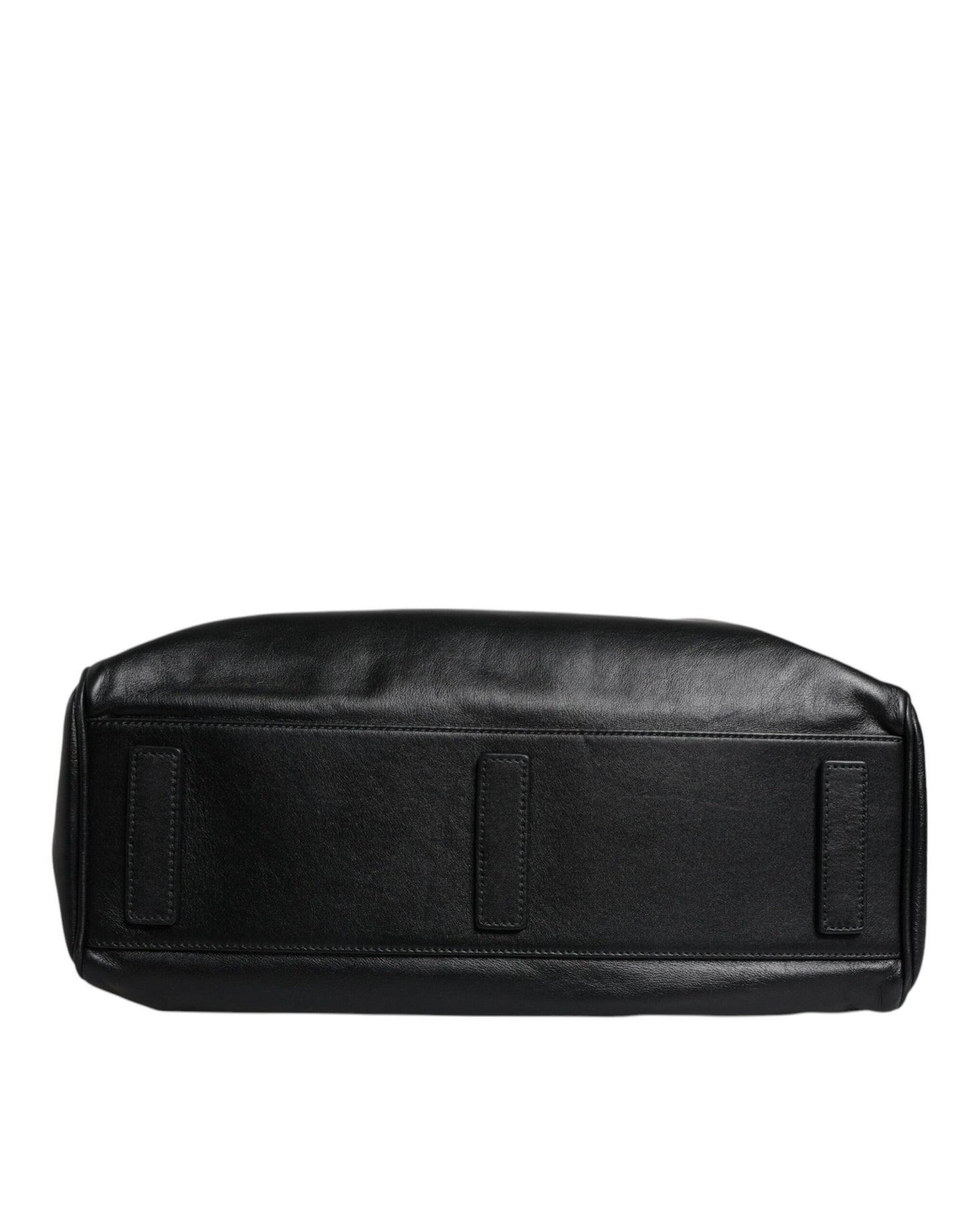 Dolce & Gabbana Black Leather Messenger Shoulder Strap Bag - Sandy Store ByNet