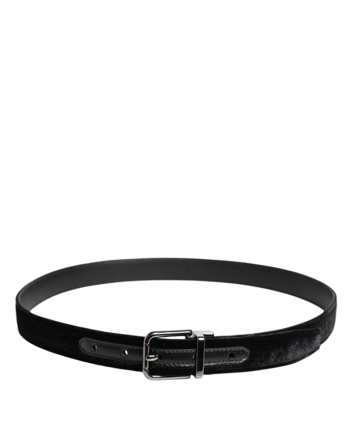 Dolce & Gabbana Black Leather Metal Buckle Classic Belt - Sandy Store ByNet