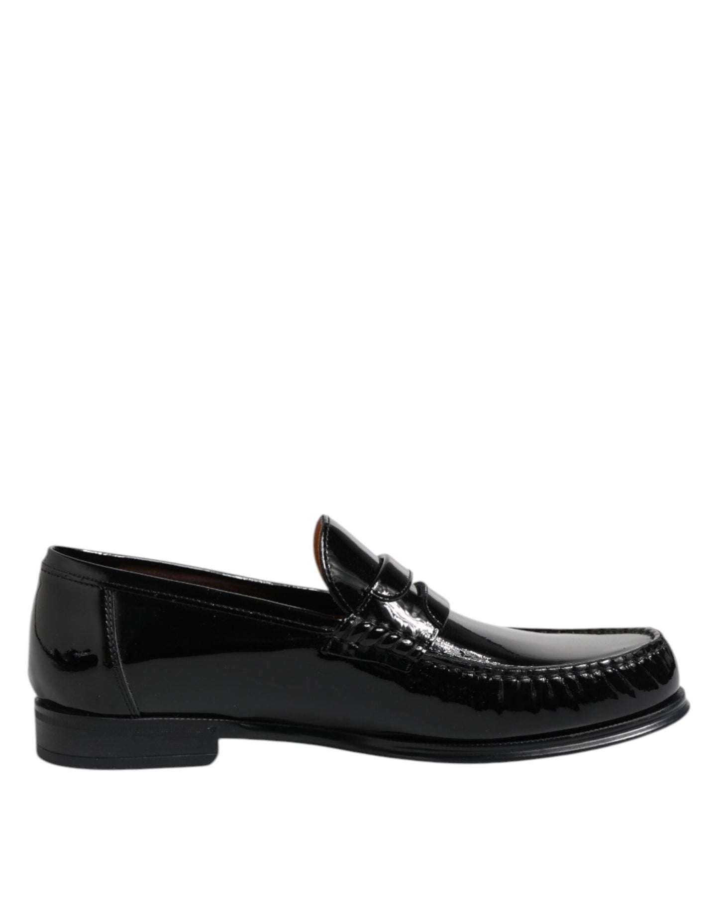 Dolce & Gabbana Black Leather Slip On Loafers Dress Shoes – EU41.5/US8.5 par Dolce & Gabbana | Disponible sur Sandy Store ByNet