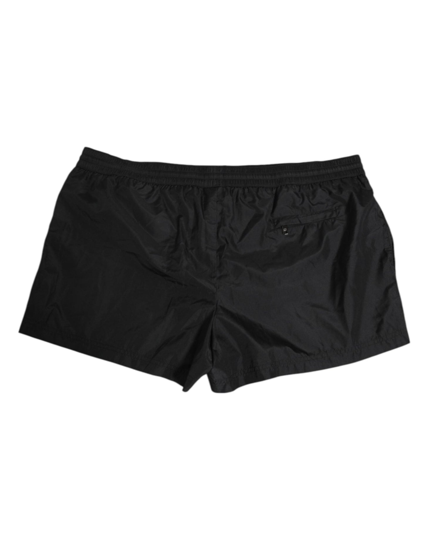 Dolce & Gabbana Black Logo Polyester Beachwear Shorts Swimwear – IT4 | S par Dolce & Gabbana | Disponible sur Sandy Store ByNet