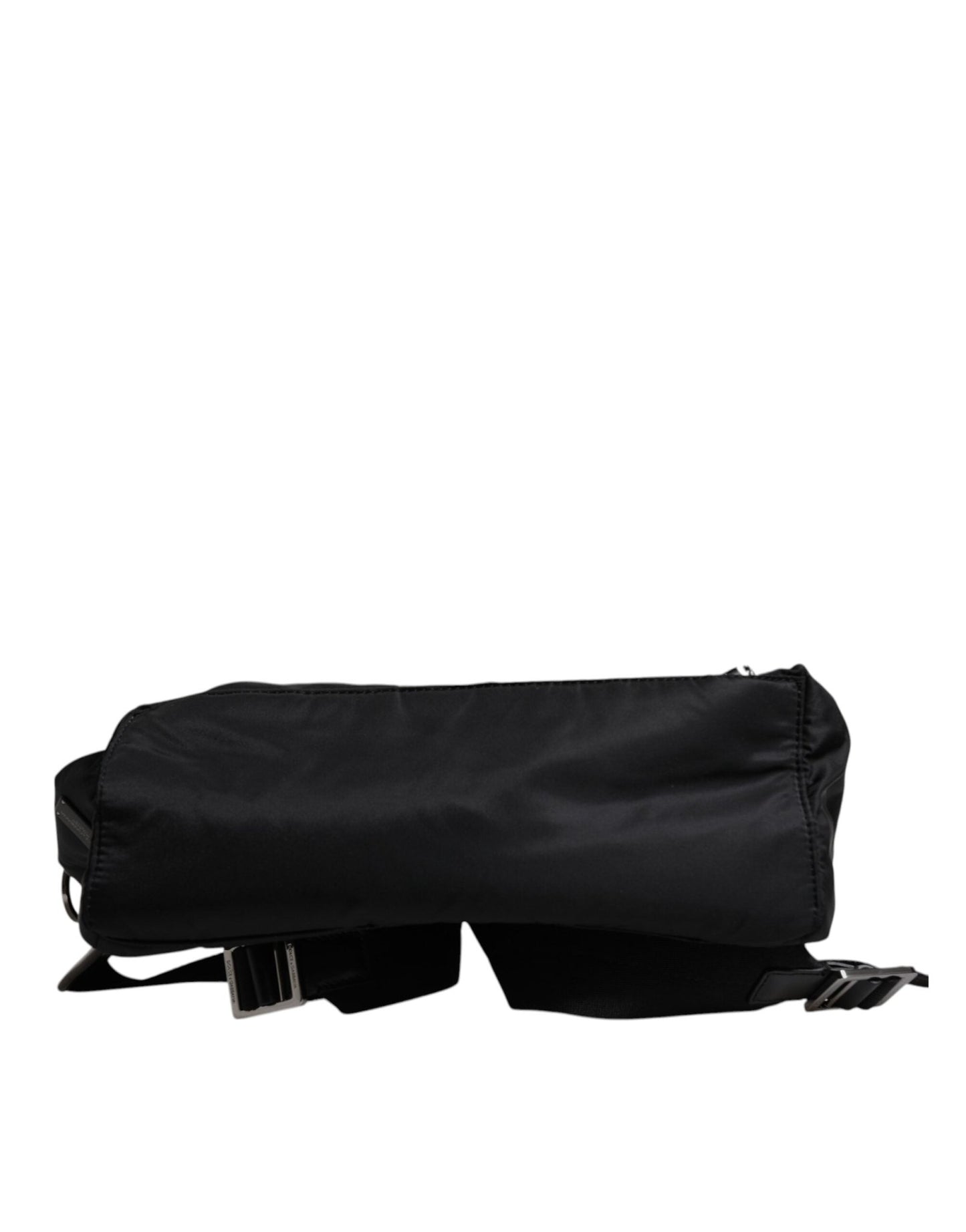 Dolce & Gabbana Black Logo Tape Polyamide School Travel Backpack Bag - Sandy Store ByNet