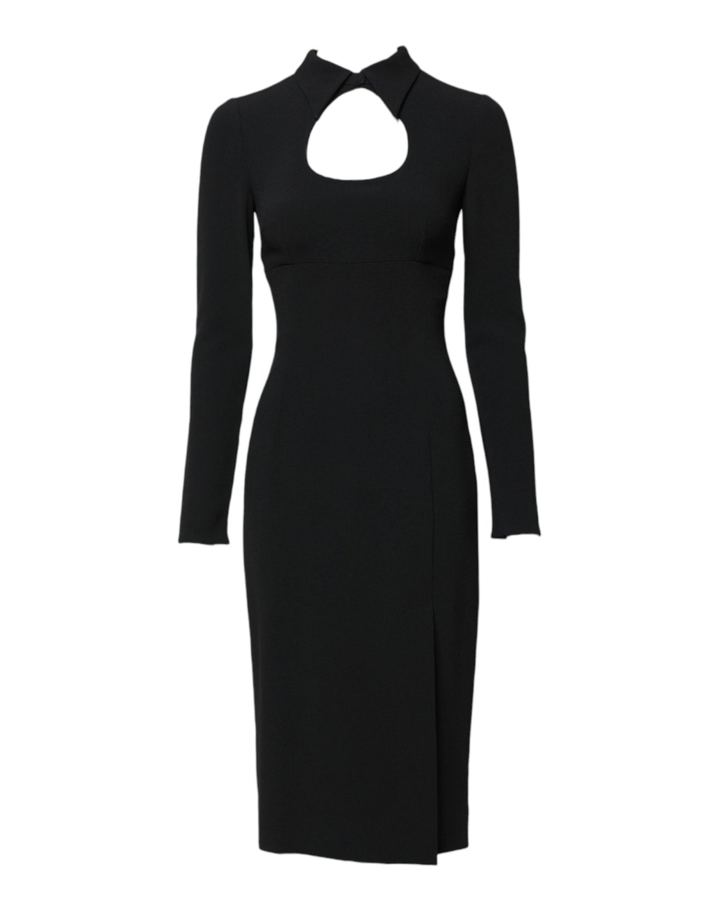 Dolce & Gabbana Black Long Sleeves Bodycon Sheath Midi Dress – IT38 | XS par Dolce & Gabbana | Disponible sur Sandy Store ByNet