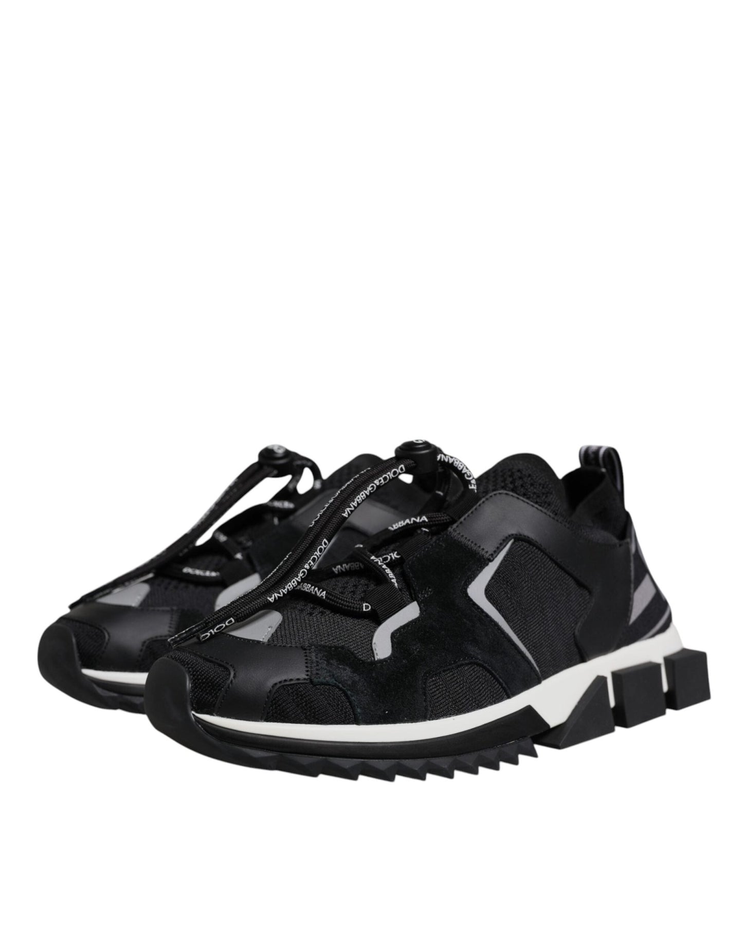 Dolce & Gabbana Black Mesh Sorrento Trekking Sneakers Shoes – EU36.5/US6 par Dolce & Gabbana | Disponible sur Sandy Store ByNet