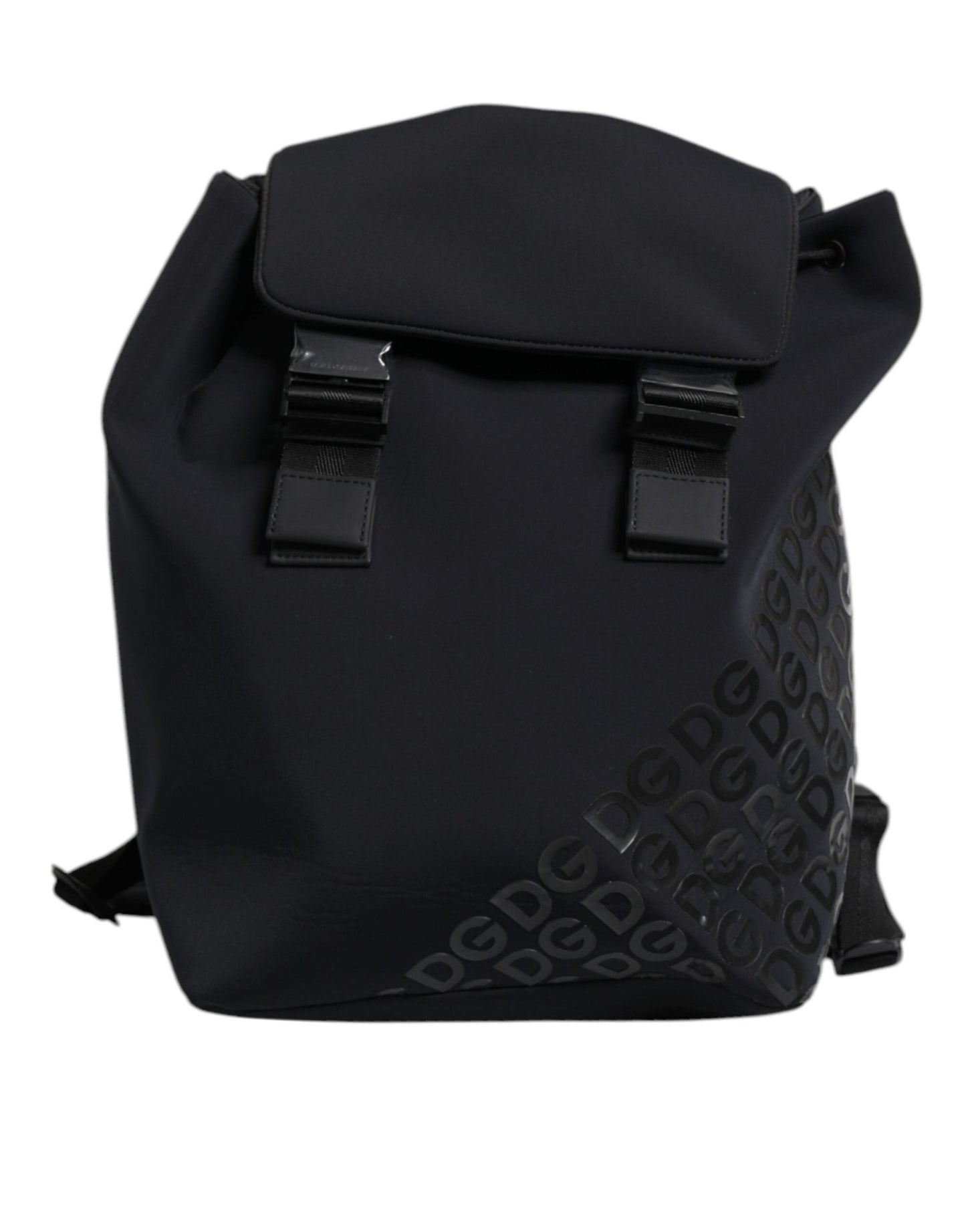 Dolce & Gabbana Black Neoprene Nylon DG Logo School Backpack Bag - Sandy Store ByNet