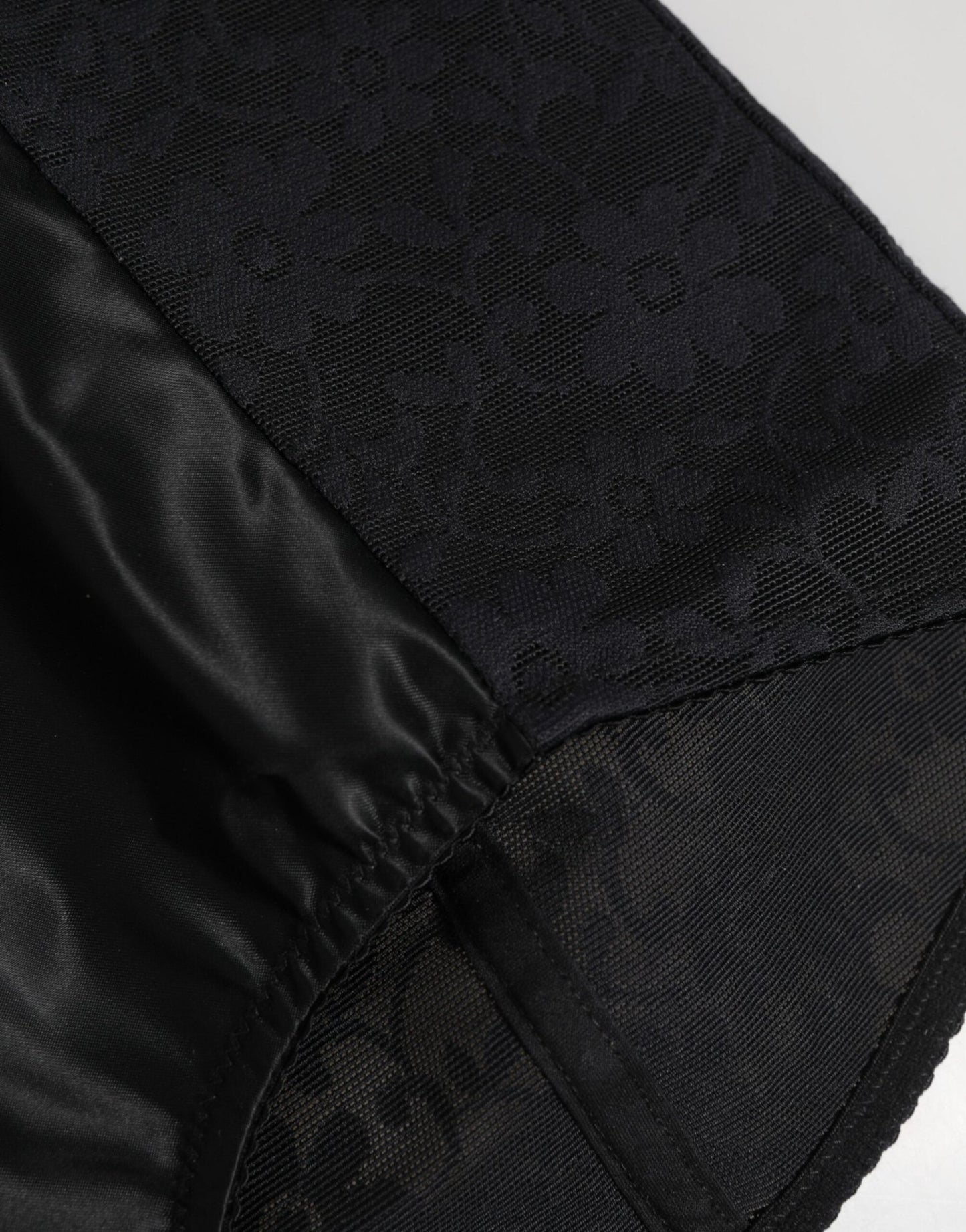 Dolce & Gabbana Black Nylon High Waist Short Panty Underwear – IT42|M par Dolce & Gabbana | Disponible sur Sandy Store ByNet
