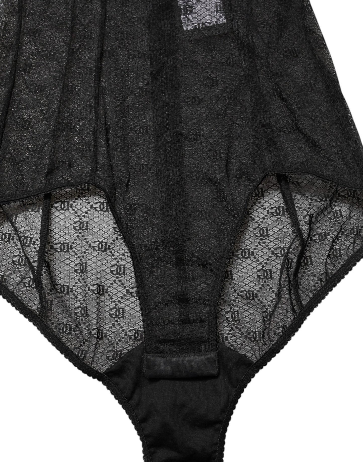 Dolce & Gabbana Black Nylon Stretch Bodysuit Lingerie Underwear – IT2 | S par Dolce & Gabbana | Disponible sur Sandy Store ByNet
