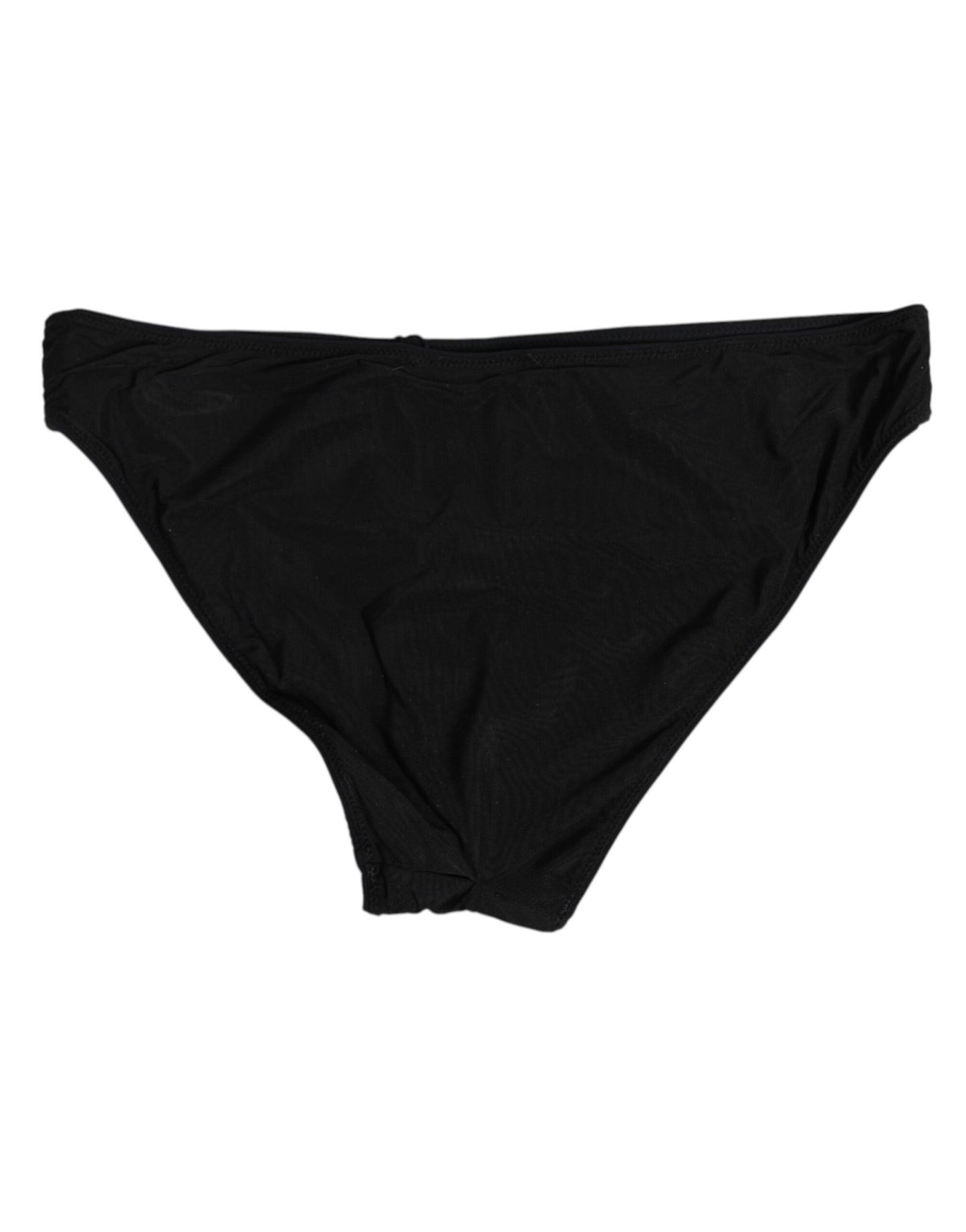 Dolce & Gabbana Black Nylon Stretch Slip Brief Women Underwear – IT2 | S par Dolce & Gabbana | Disponible sur Sandy Store ByNet