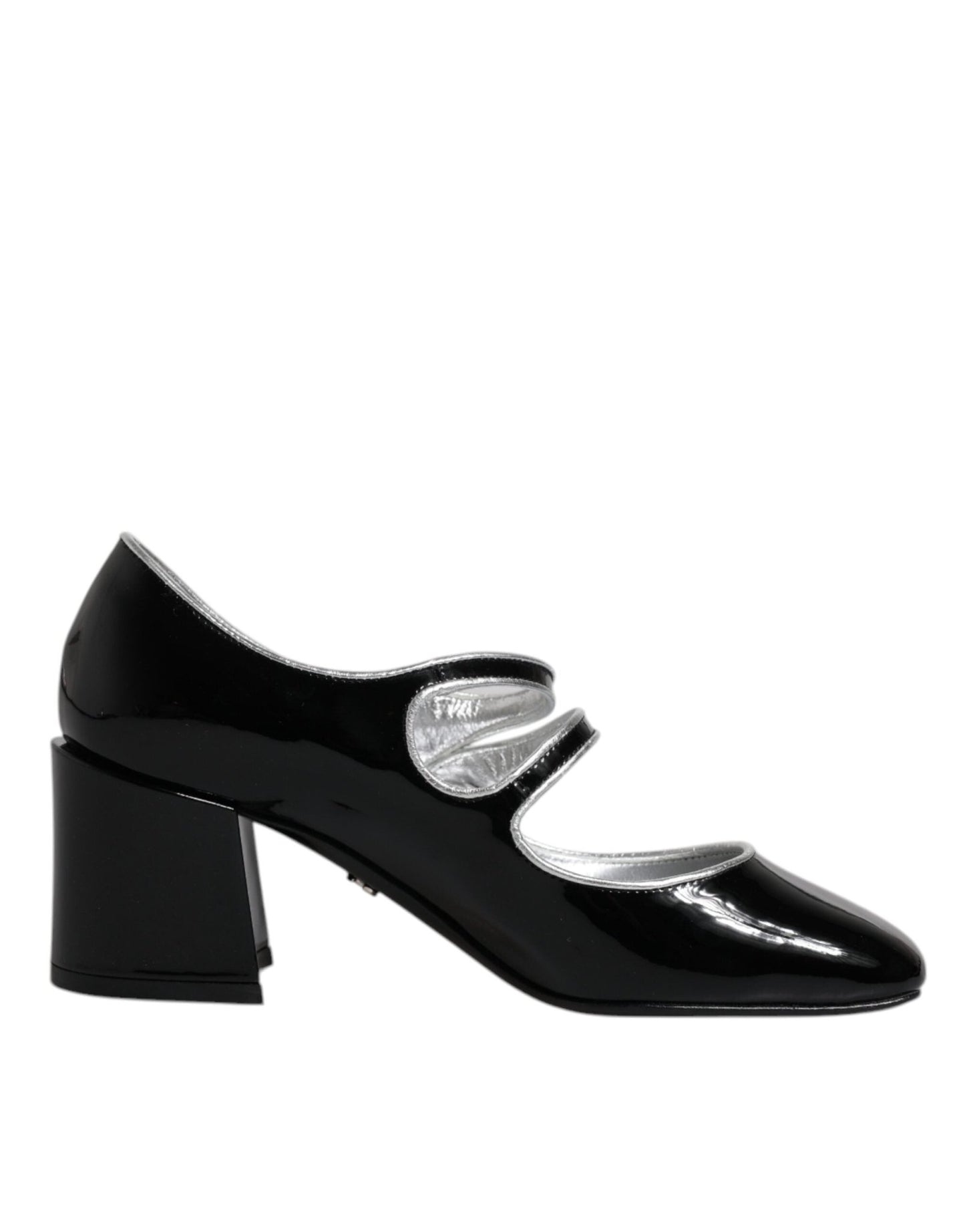 Dolce & Gabbana Black Patent Leather Crystal Mary Jane Pumps Shoes - Sandy Store ByNet