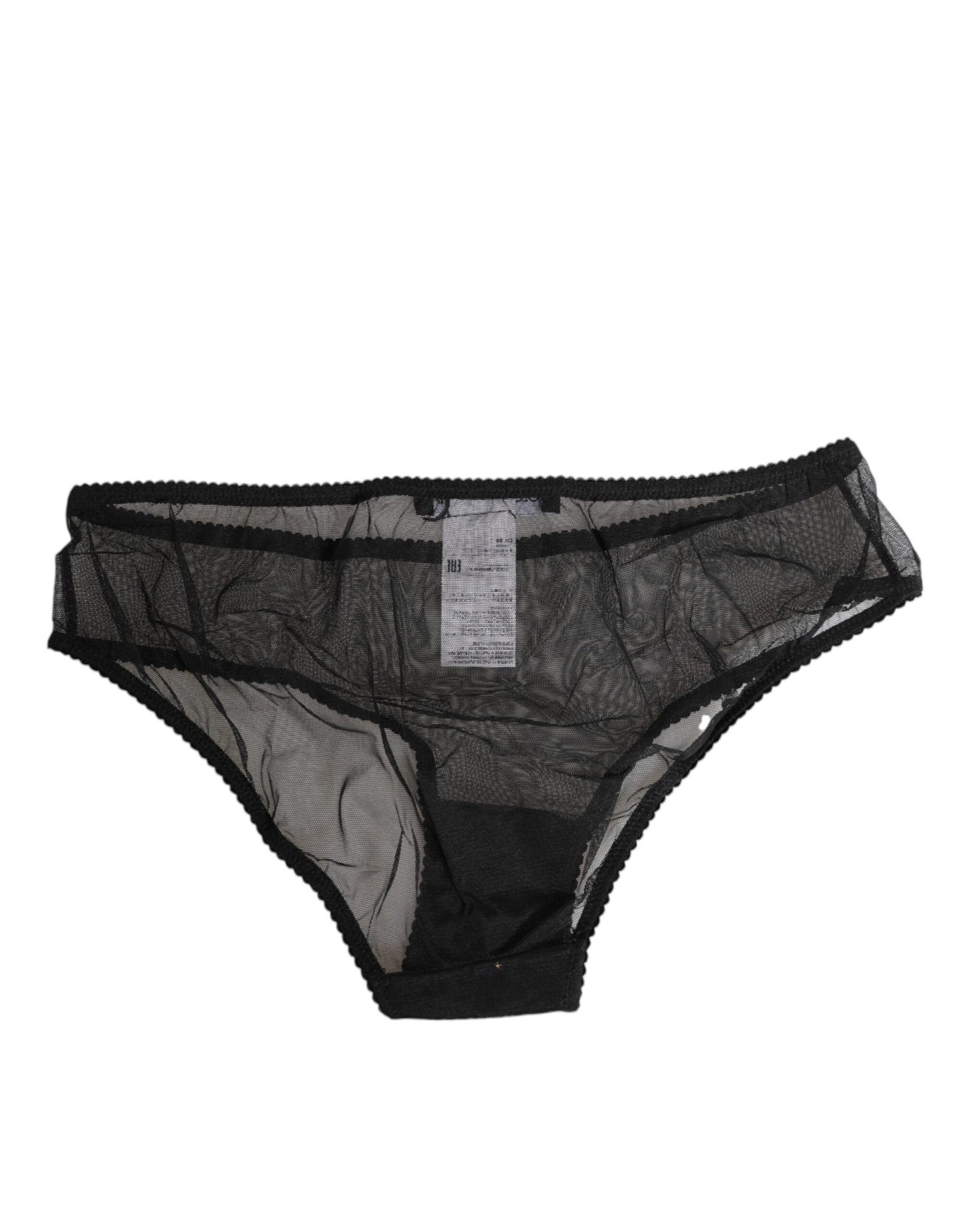 Dolce & Gabbana Black Sheer Mesh Lace Bikini Briefs Underwear – IT2 | S par Dolce & Gabbana | Disponible sur Sandy Store ByNet