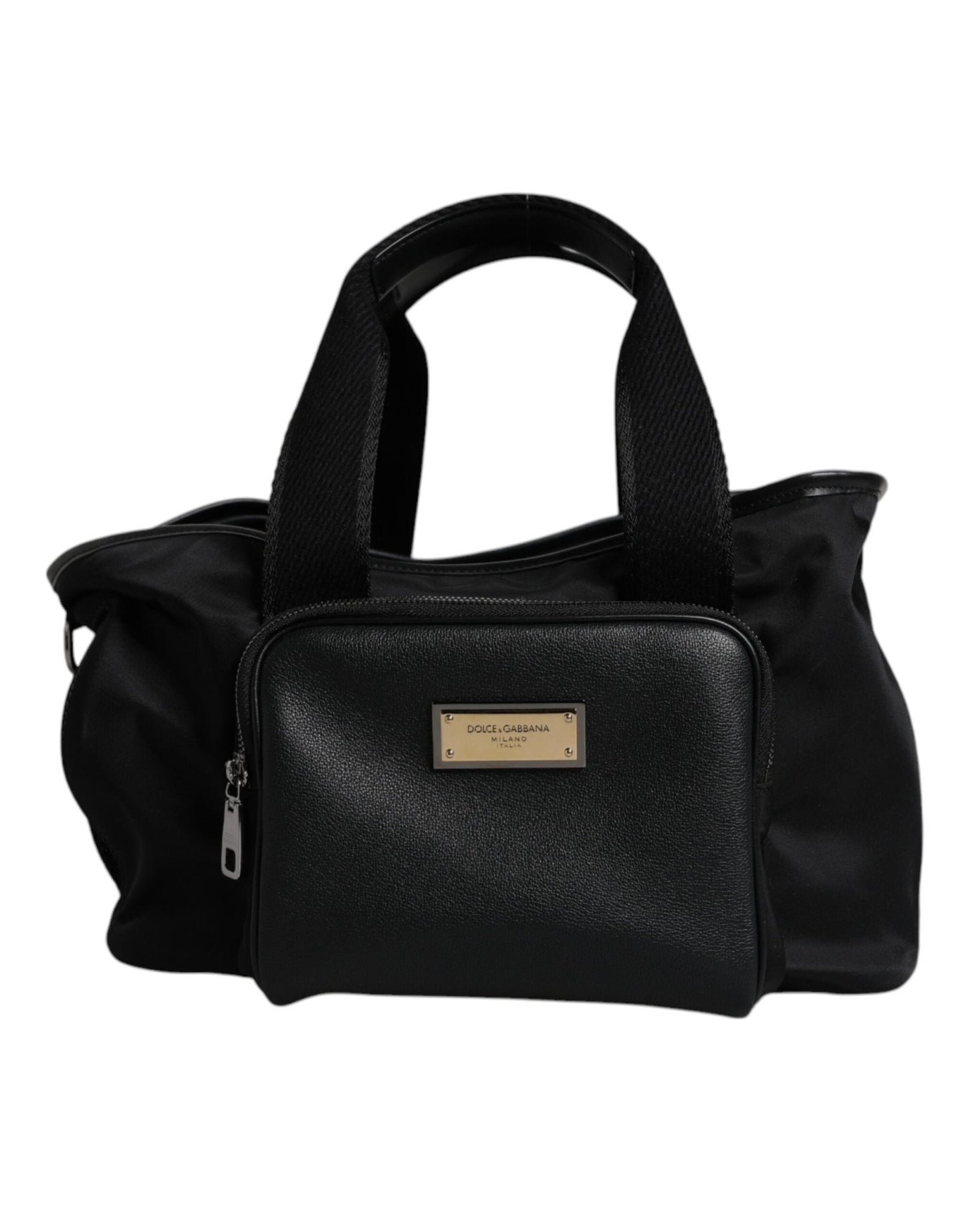 Dolce & Gabbana Black Shoulder Strap Pet Carry Logo Plaque Bag - Sandy Store ByNet