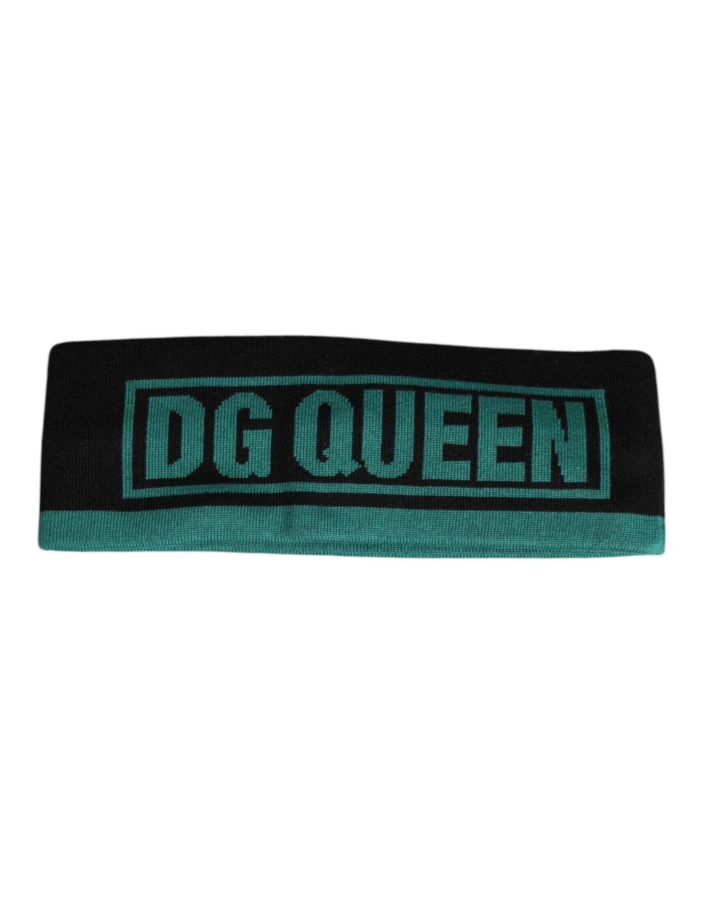 Dolce & Gabbana Black Silk Knitted DG Queen Head Band Hat – par Dolce & Gabbana | Disponible sur Sandy Store ByNet