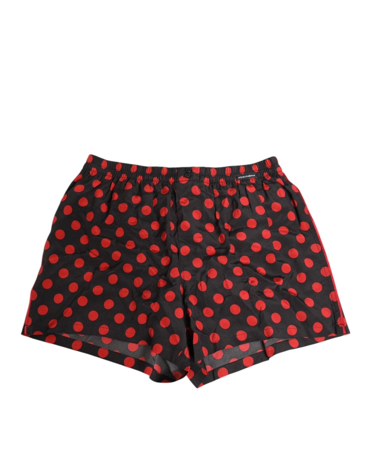 Dolce & Gabbana Black Silk Polka Dot Boxer Shorts Men Underwear – IT3 | XS par Dolce & Gabbana | Disponible sur Sandy Store ByNet