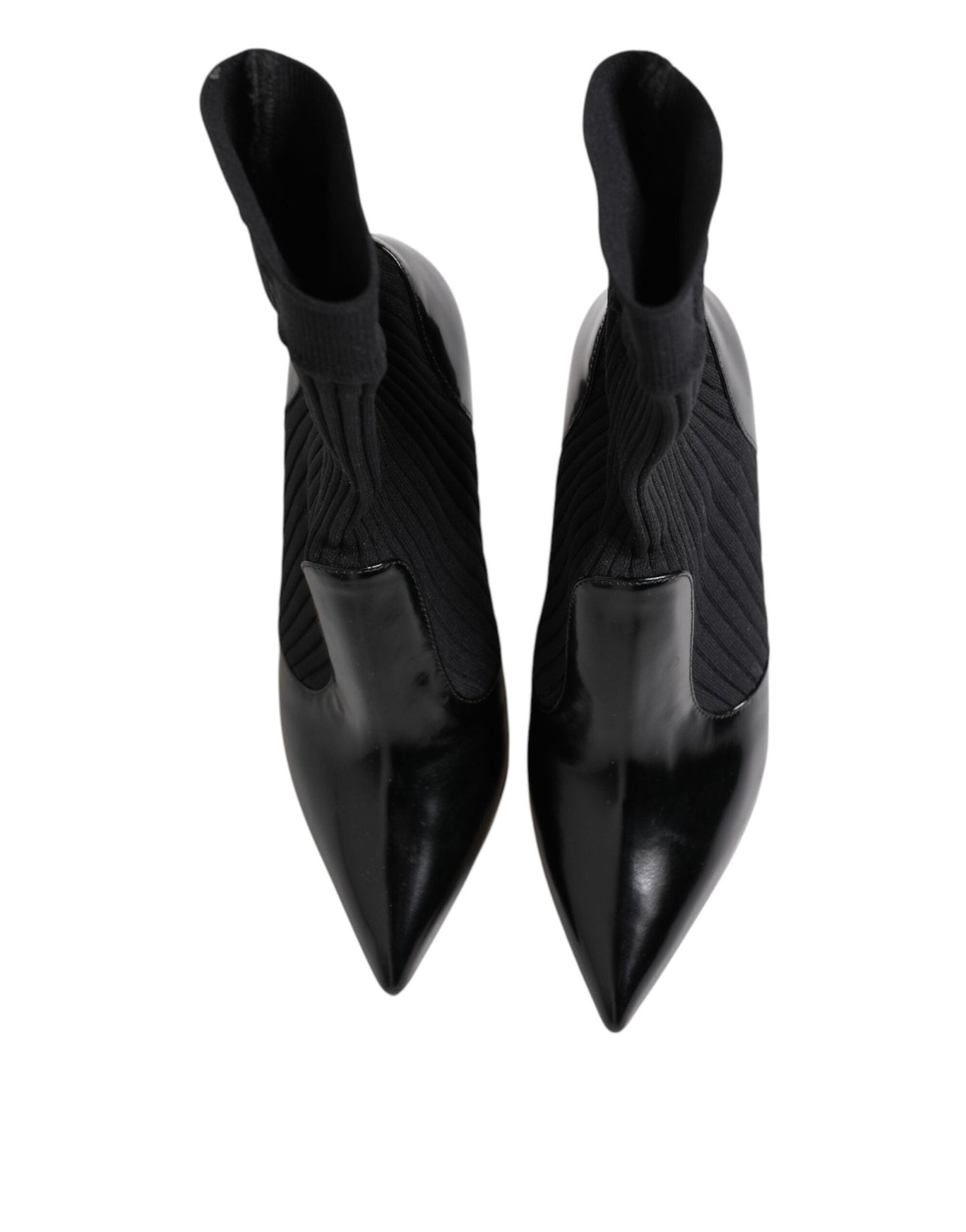 Dolce & Gabbana Black Stretch Stilettos Booties Socks Shoes – EU37/US6.5 par Dolce & Gabbana | Disponible sur Sandy Store ByNet