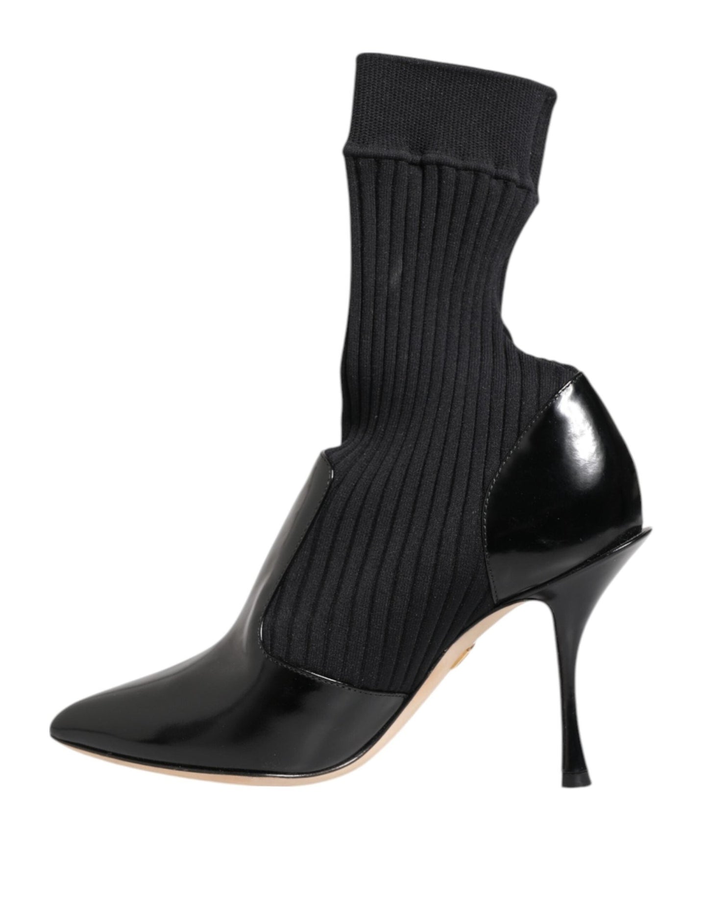 Dolce & Gabbana Black Stretch Stilettos Booties Socks Shoes – EU37/US6.5 par Dolce & Gabbana | Disponible sur Sandy Store ByNet