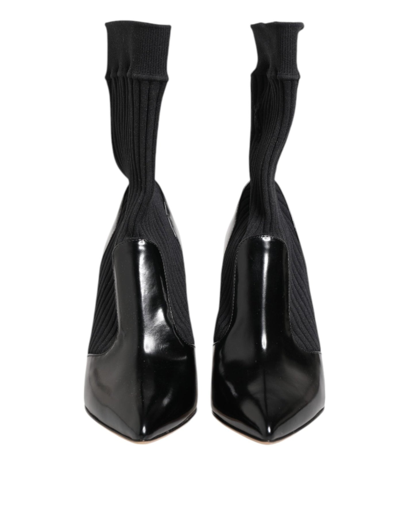 Dolce & Gabbana Black Stretch Stilettos Booties Socks Shoes – EU37/US6.5 par Dolce & Gabbana | Disponible sur Sandy Store ByNet