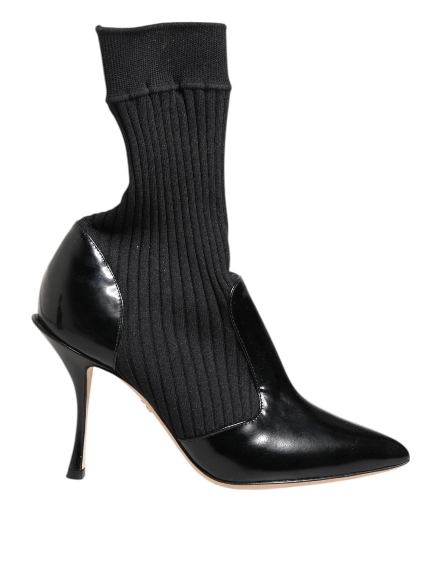 Dolce & Gabbana Black Stretch Stilettos Booties Socks Shoes – EU37/US6.5 par Dolce & Gabbana | Disponible sur Sandy Store ByNet
