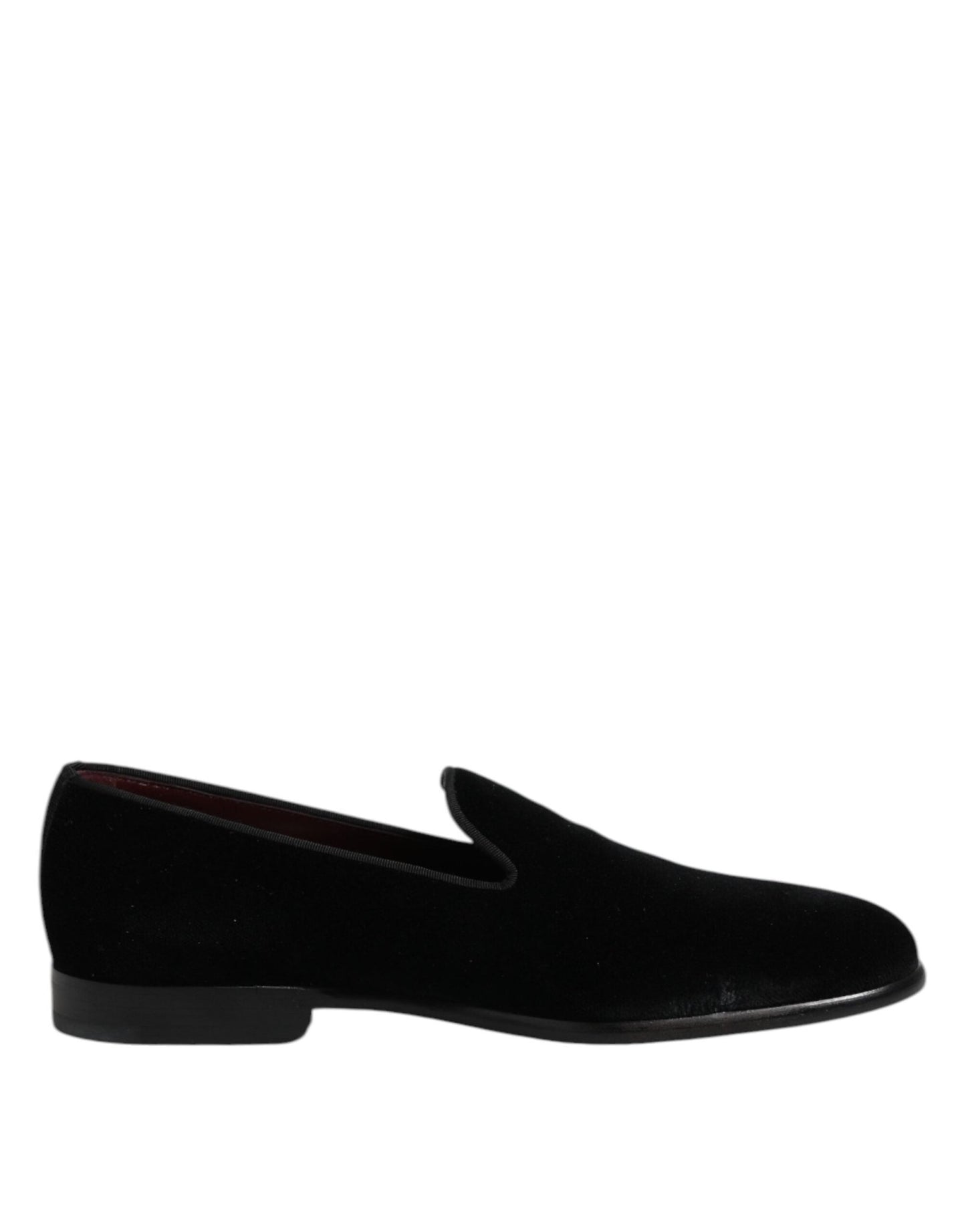 Dolce & Gabbana Black Velvet Slip On Loafers Formal Shoes – EU40/US7 par Dolce & Gabbana | Disponible sur Sandy Store ByNet