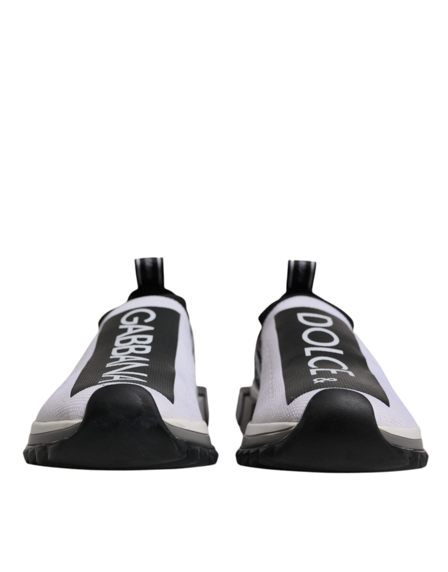Dolce & Gabbana Black White Slip On Sorrento Sneakers Shoes – EU37/US6.5 par Dolce & Gabbana | Disponible sur Sandy Store ByNet