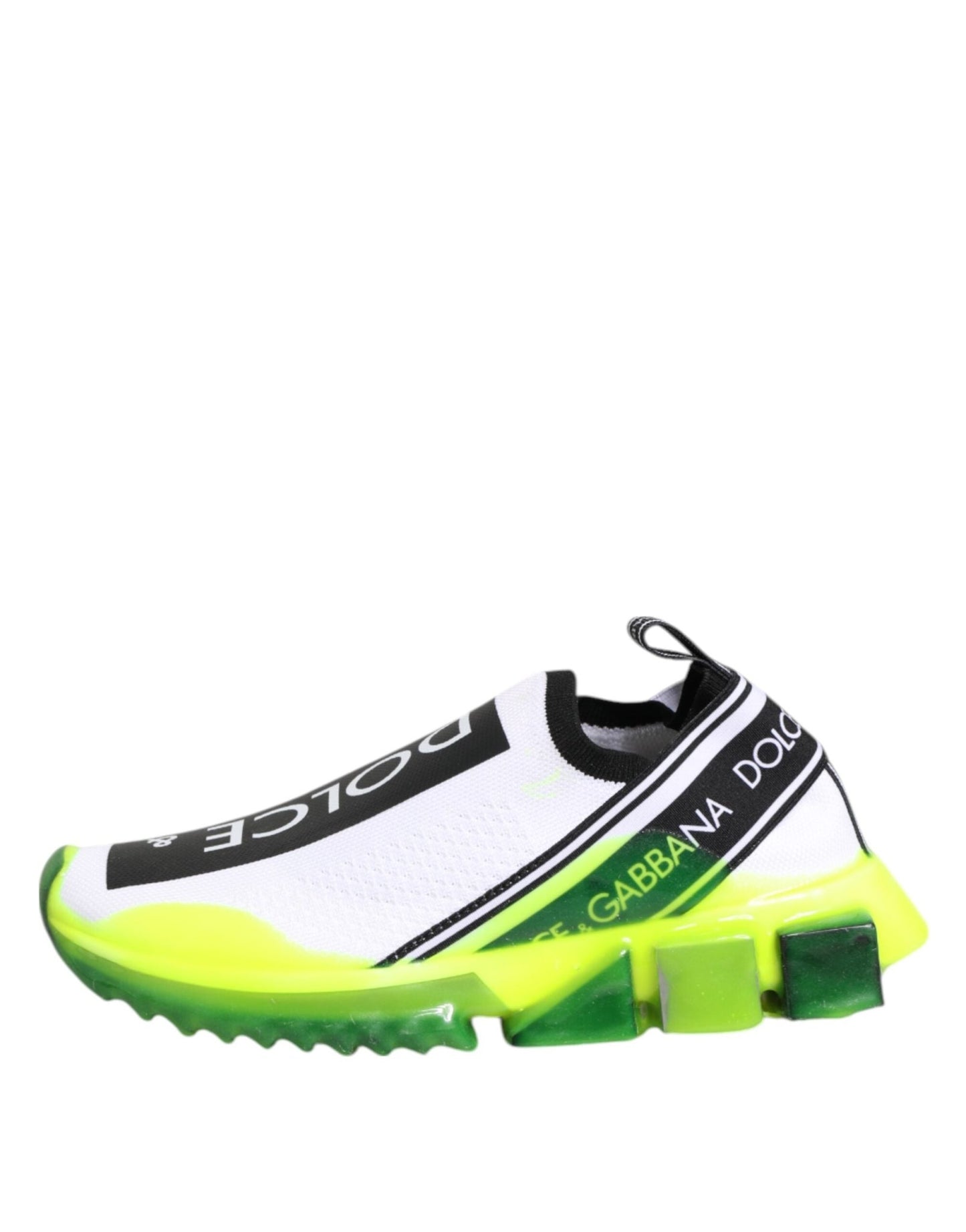 Dolce & Gabbana Black White Slip On Sorrento Sneakers Shoes – EU40/US9.5 par Dolce & Gabbana | Disponible sur Sandy Store ByNet