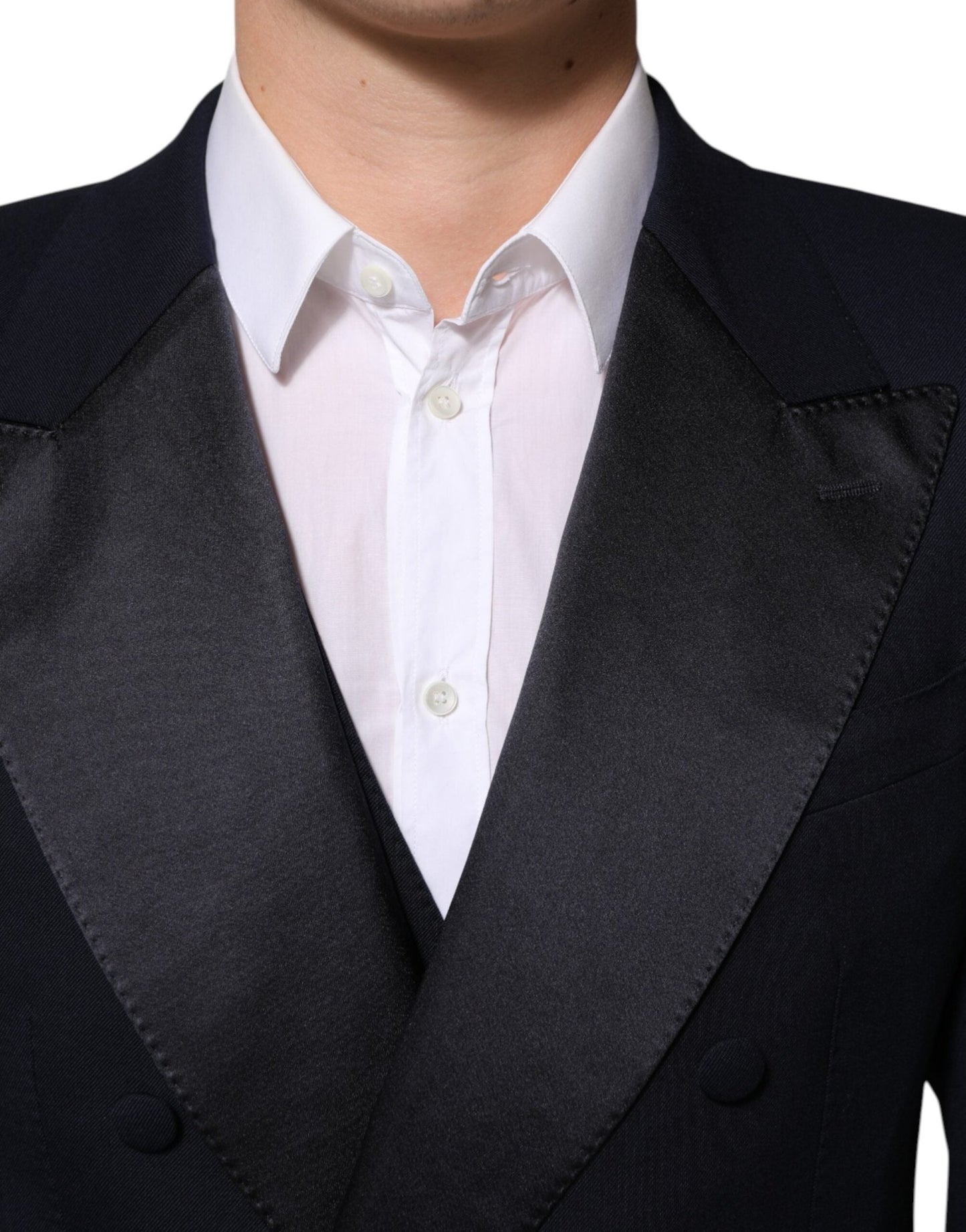 Dolce & Gabbana Black Wool 3 Piece Slim Fit Formal Men Suit – IT50 | L par Dolce & Gabbana | Disponible sur Sandy Store ByNet