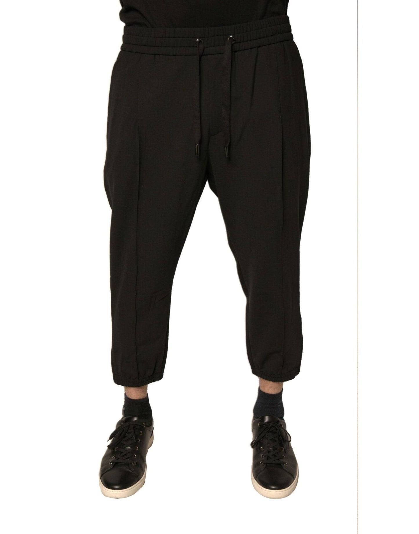 Dolce & Gabbana Black Wool Jogger Jogging Pants – IT50 | L par Dolce & Gabbana | Disponible sur Sandy Store ByNet