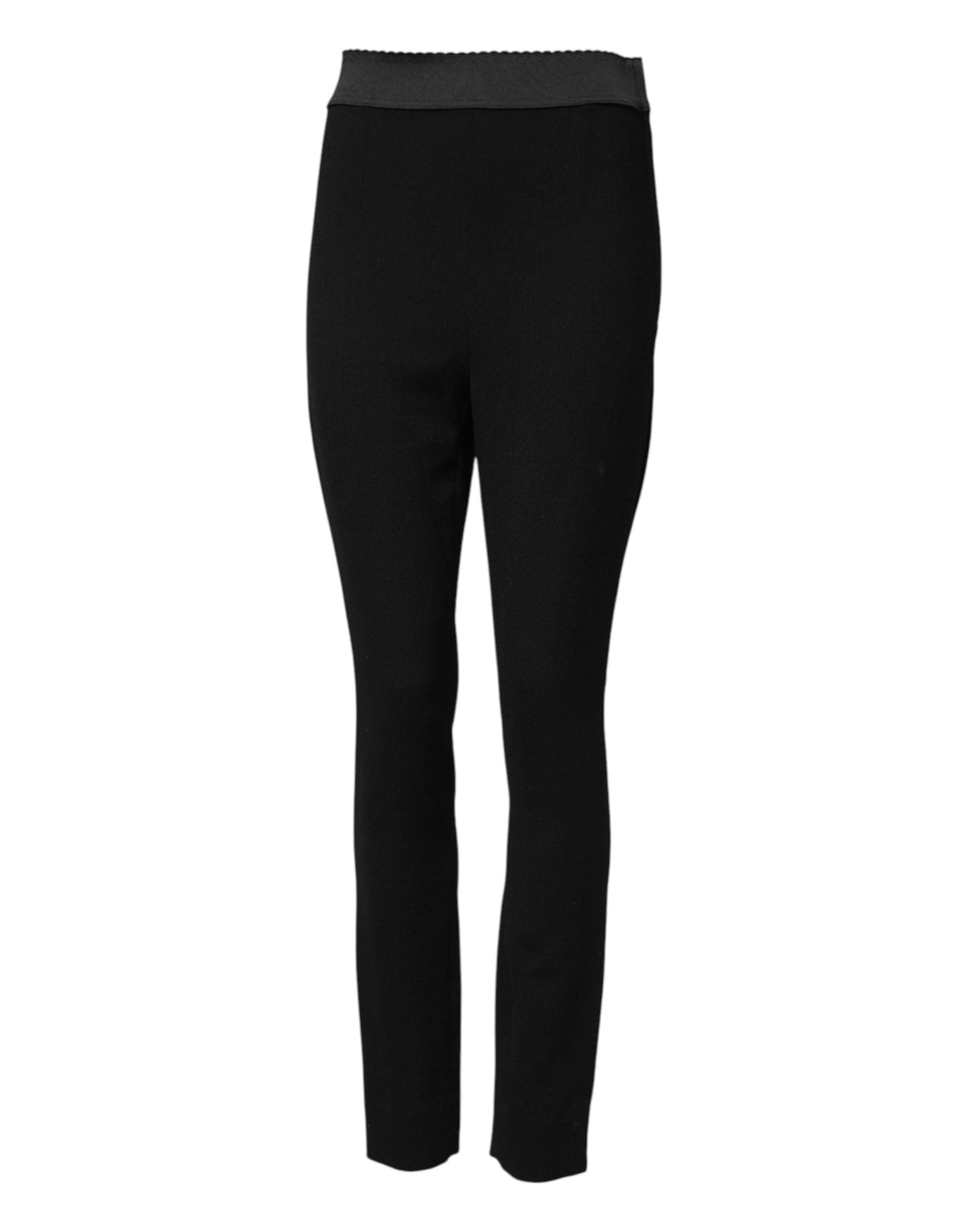 Dolce & Gabbana Black Wool Leggings Stretch Pants – IT40|S par Dolce & Gabbana | Disponible sur Sandy Store ByNet