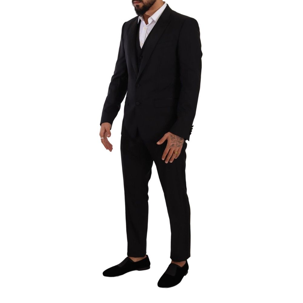 Dolce & Gabbana Black Wool Suit – IT50 | L par Dolce & Gabbana | Disponible sur Sandy Store ByNet