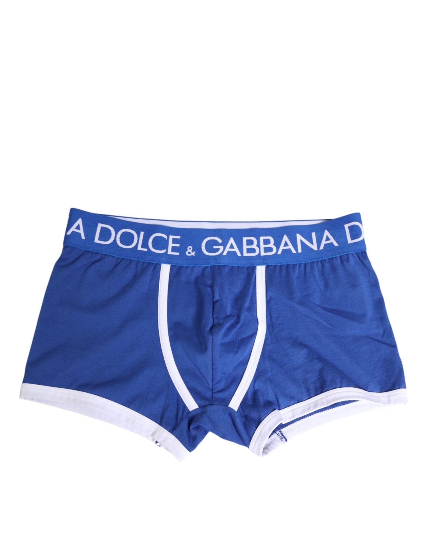 Dolce & Gabbana Blue Cotton Stretch Regular Boxer Underwear – IT4 | S par Dolce & Gabbana | Disponible sur Sandy Store ByNet
