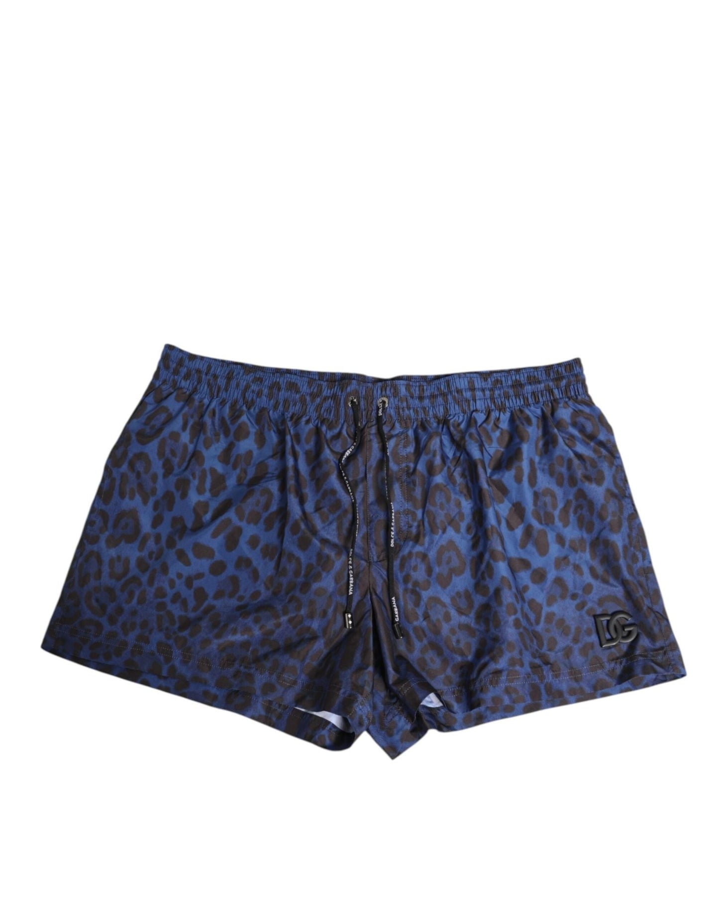 Dolce & Gabbana Blue Leopard Print Polyester Elastic Waistband Swimwear – IT6| L par Dolce & Gabbana | Disponible sur Sandy Store ByNet