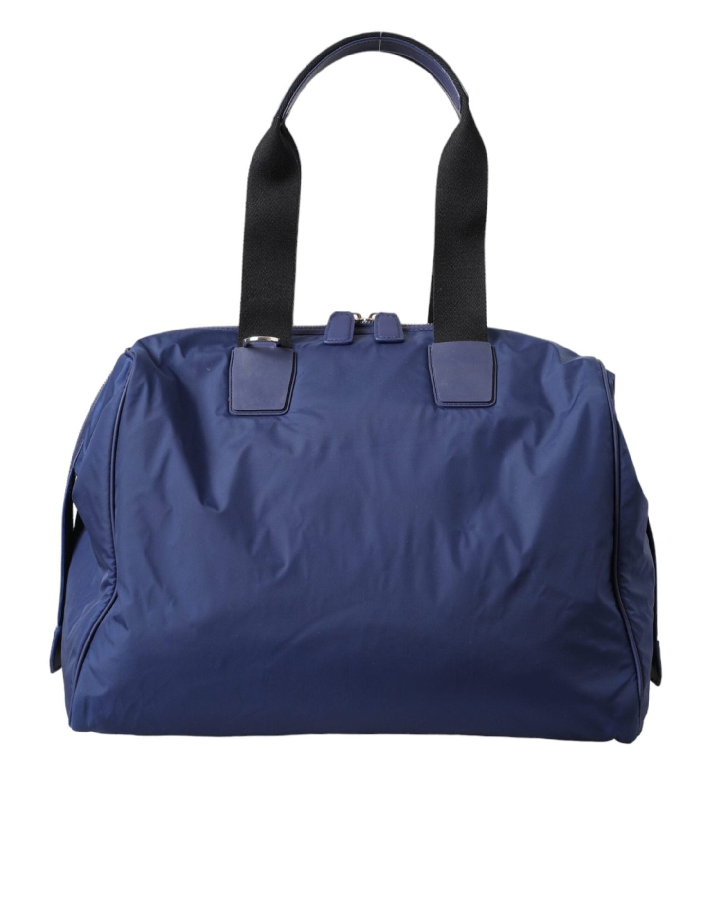 Dolce & Gabbana Blue Nylon Calfskin Hand Shoulder Duffel Bag - Sandy Store ByNet