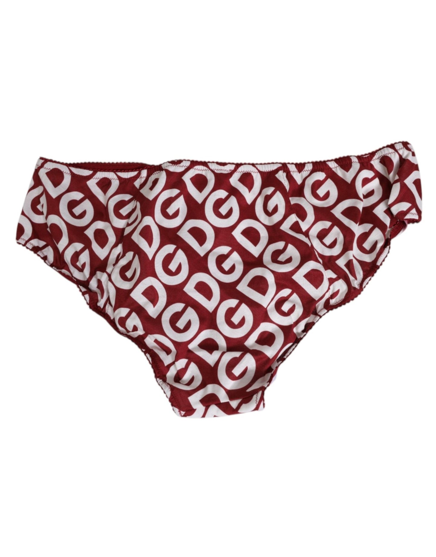 Dolce & Gabbana Bordeaux DG Logo Slip Bottom Brief Underwear – IT5 | XL par Dolce & Gabbana | Disponible sur Sandy Store ByNet